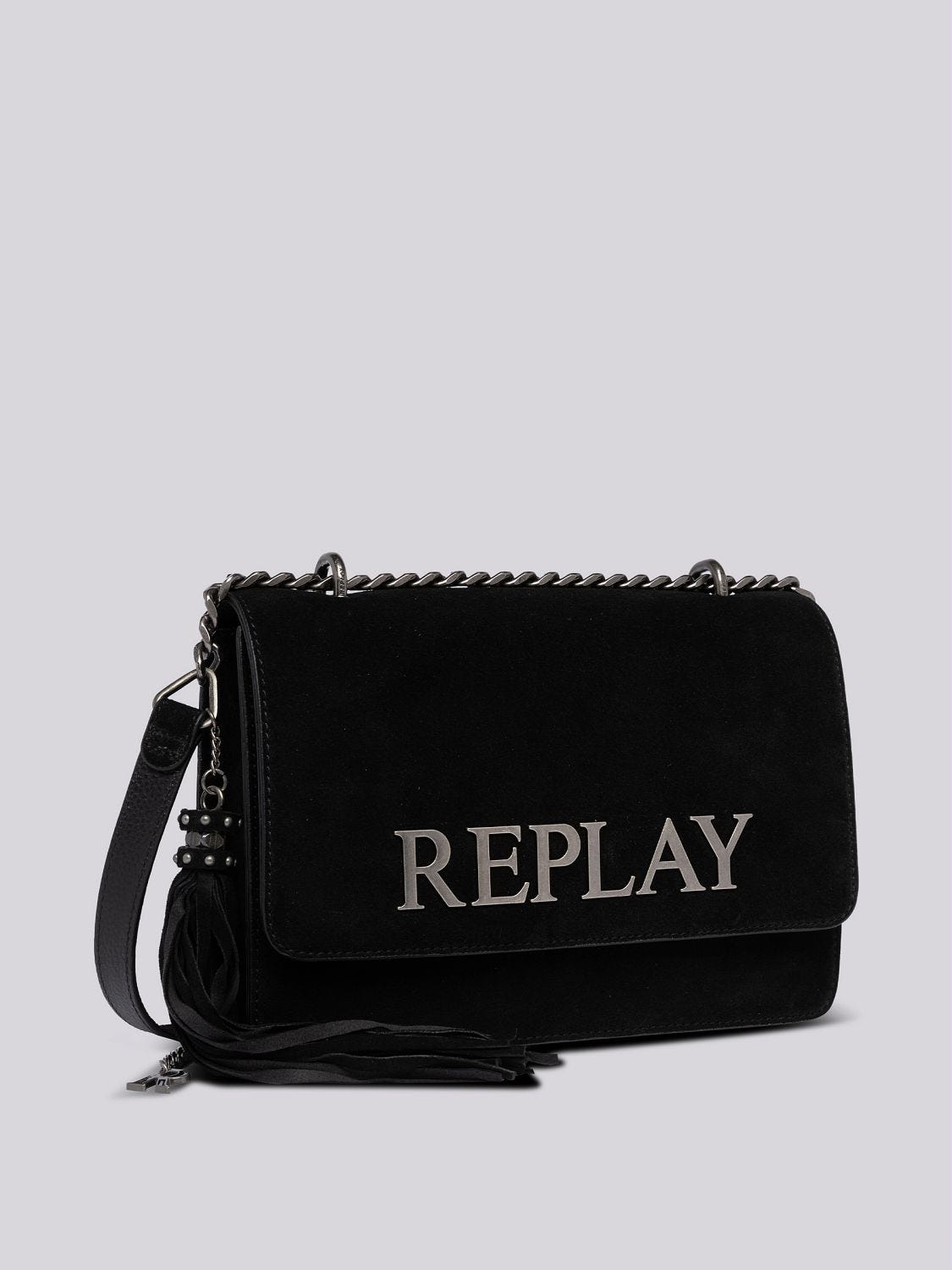 CROSSBODY BAG REPLAY IN TEDDY FABRIC | Original Jean Shop