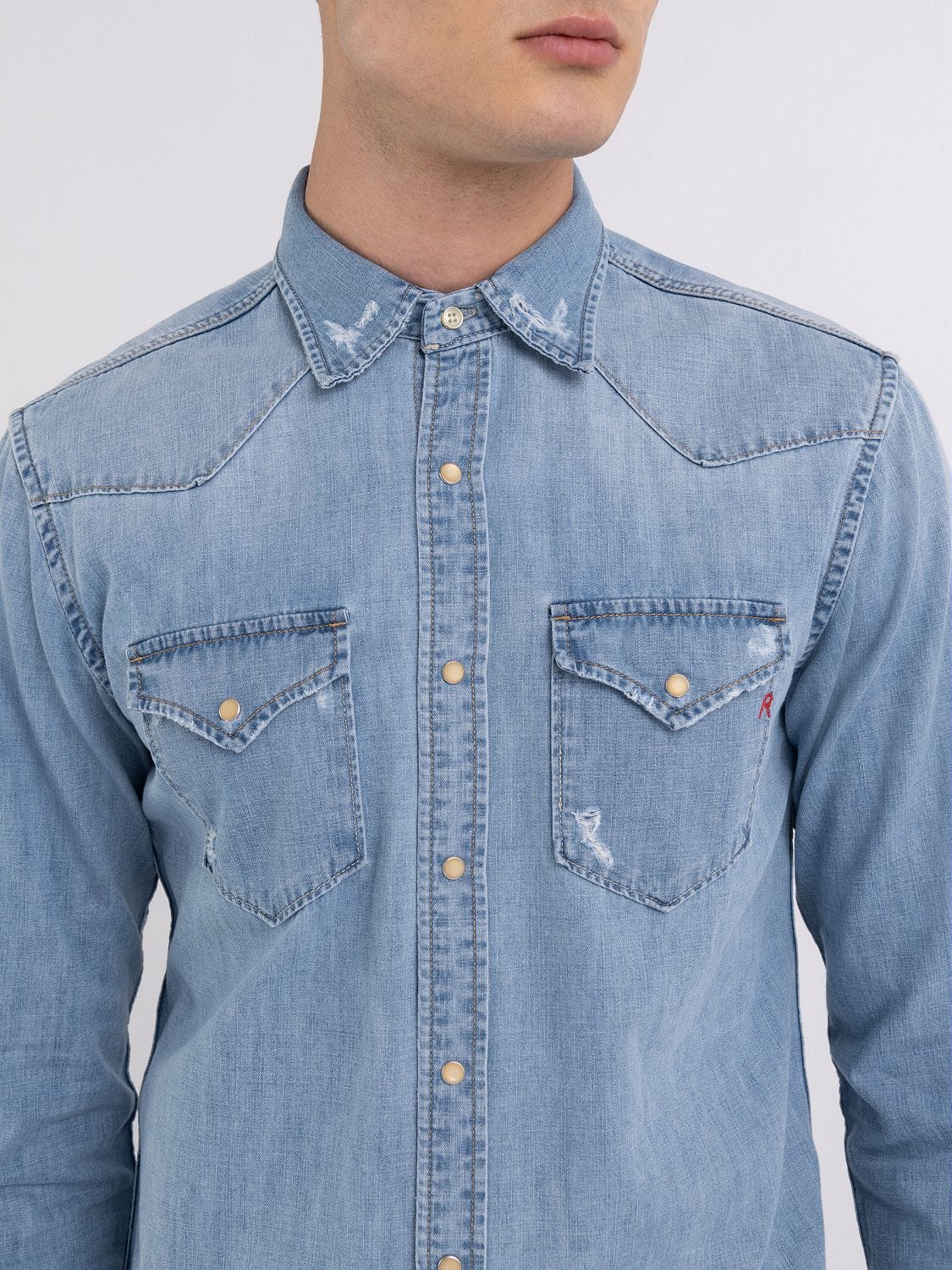 Replay jeans shirt sale