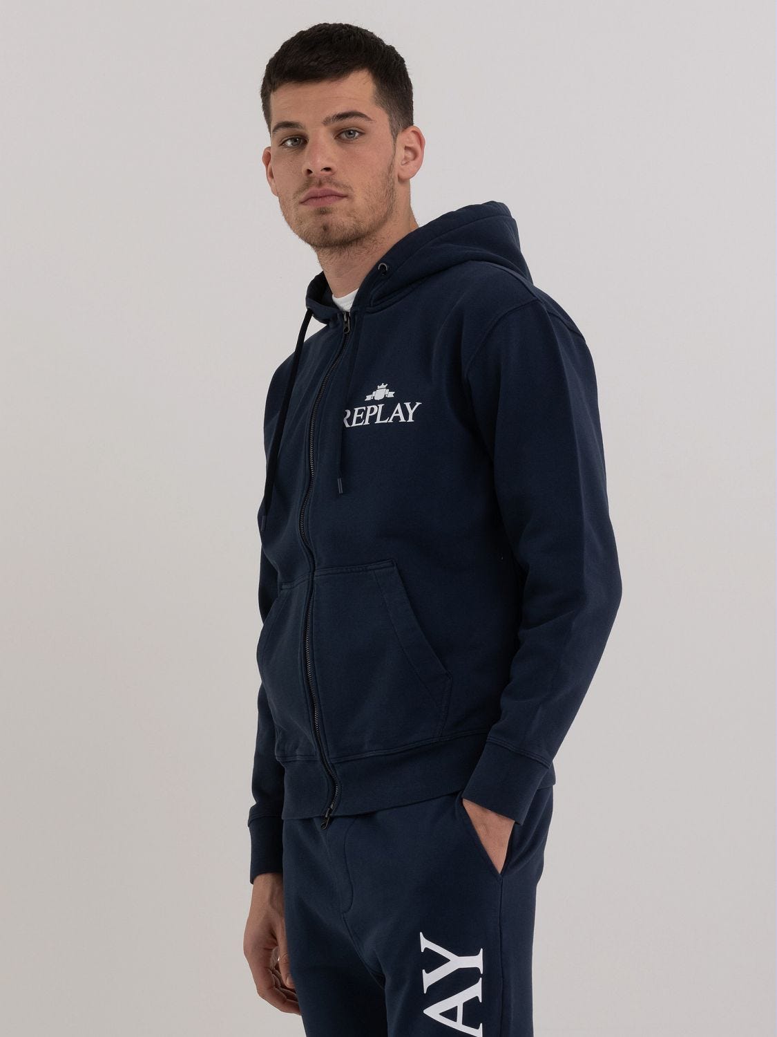 Replay blue jeans 2025 hoodie