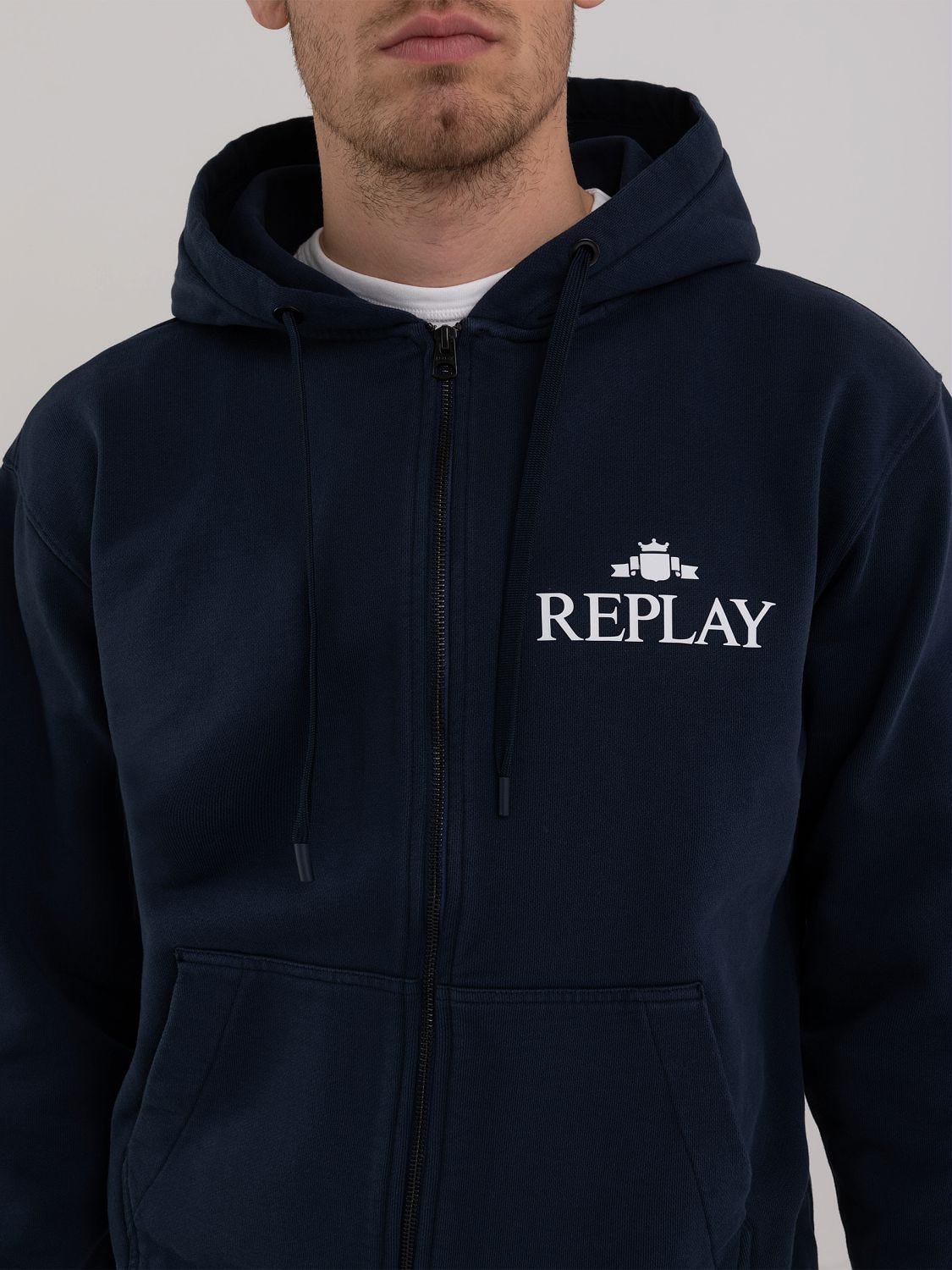 Replay blue jeans hoodie online