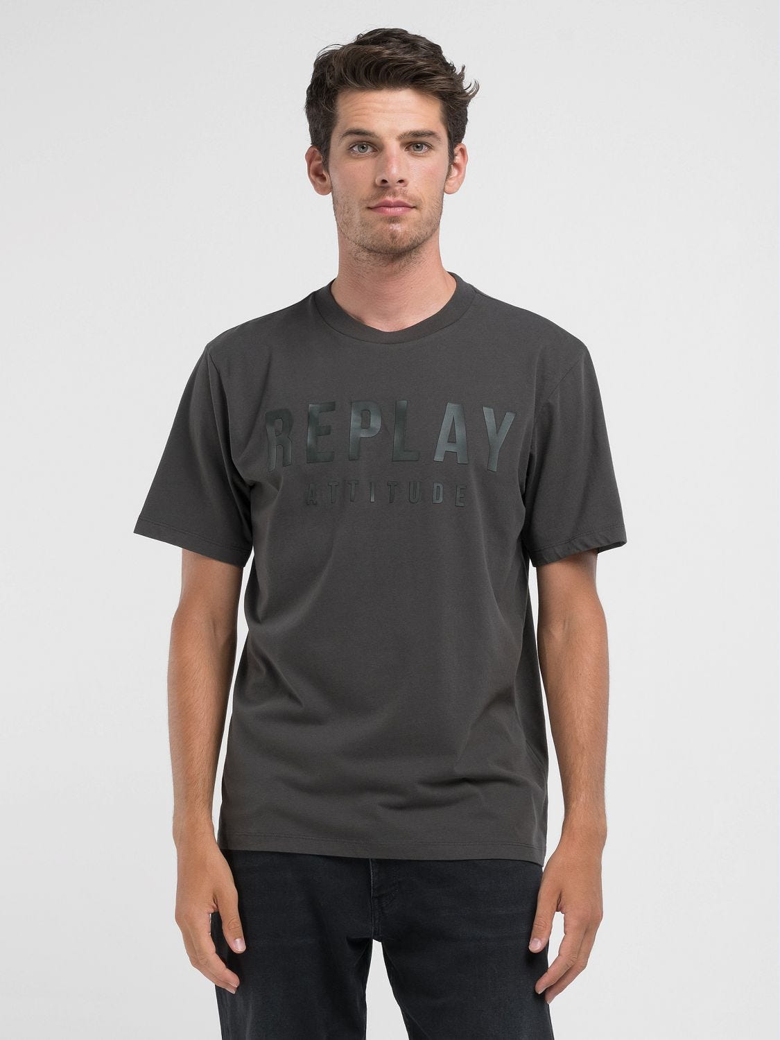 JERSEY T SHIRT WITH LETTERING