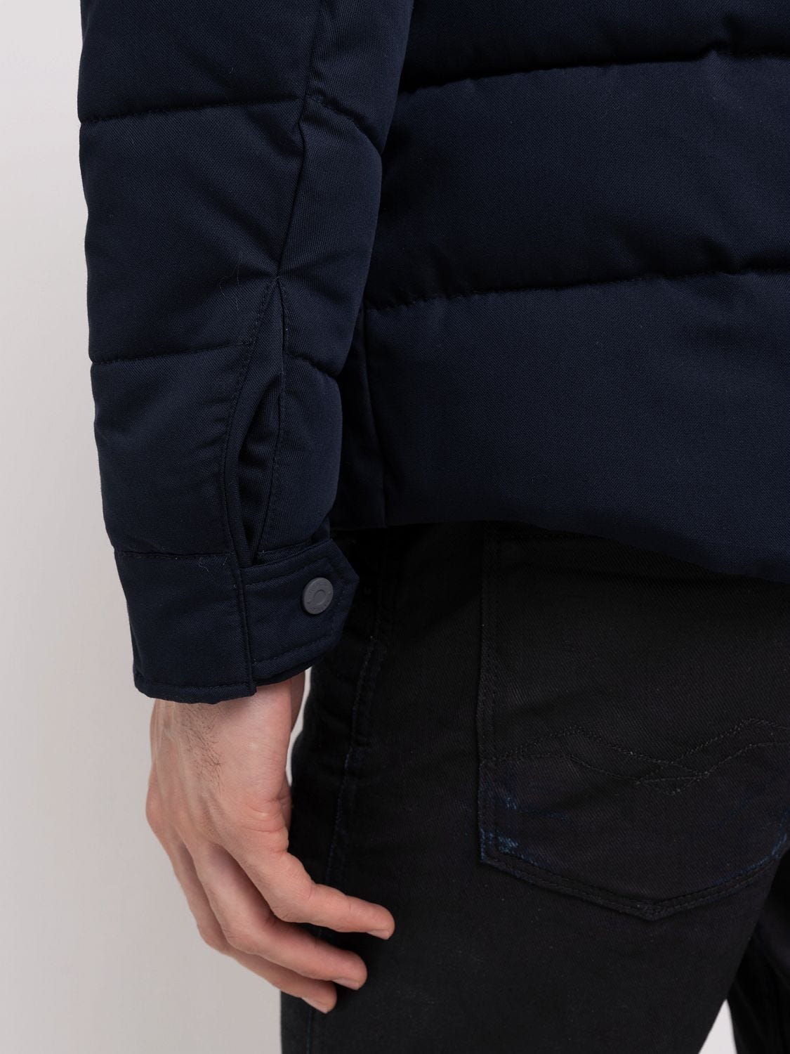 Navy blue deals short jacket