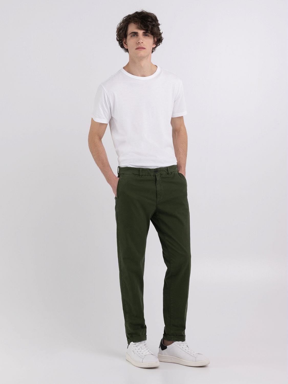 Men's slim fit stretch gabardine store chino pants