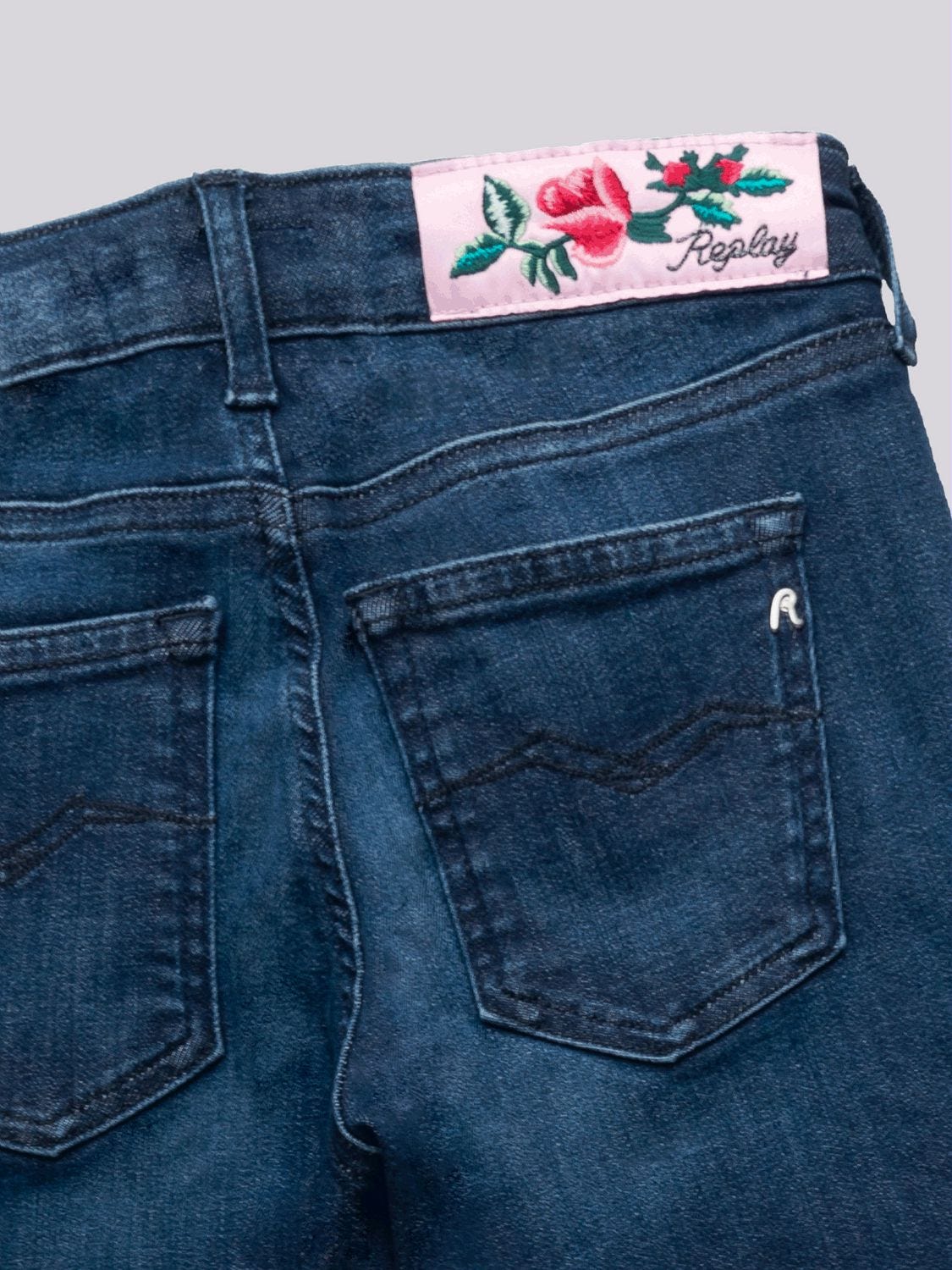 Replay cropped best sale jeans
