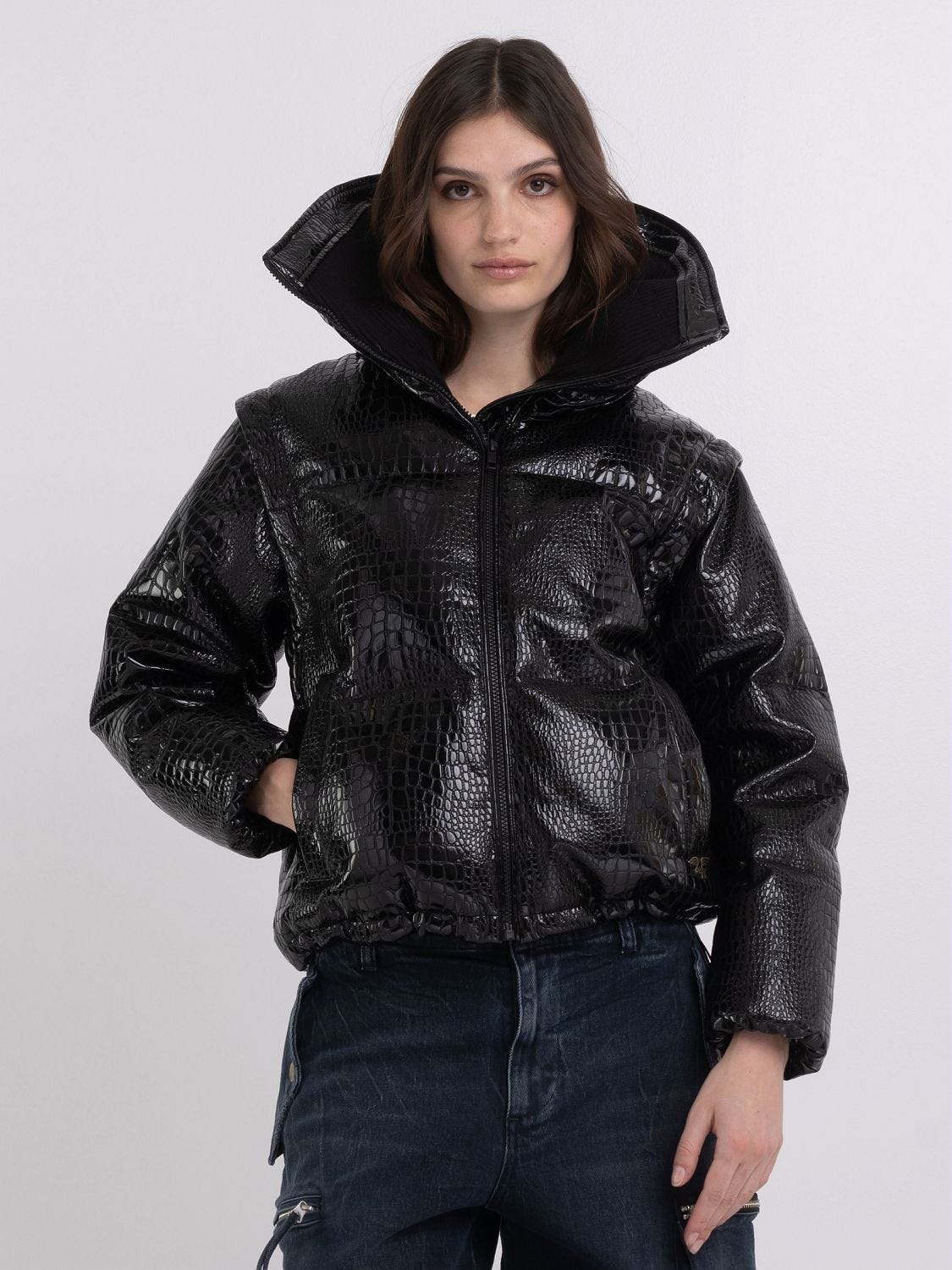 Replay reversible clearance thin down jacket