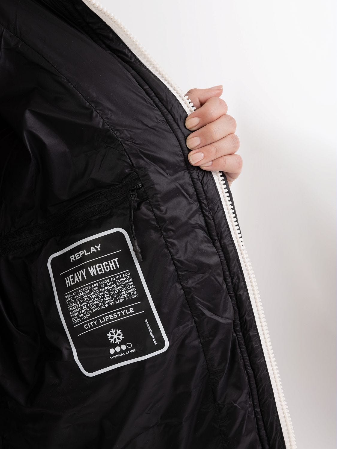 Replay reversible thin down jacket store
