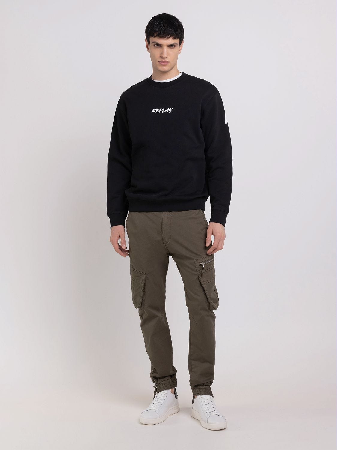 Relaxed fit crewneck sweatshirt with print