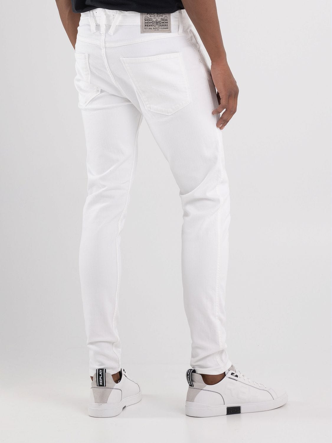 White discount replay jeans
