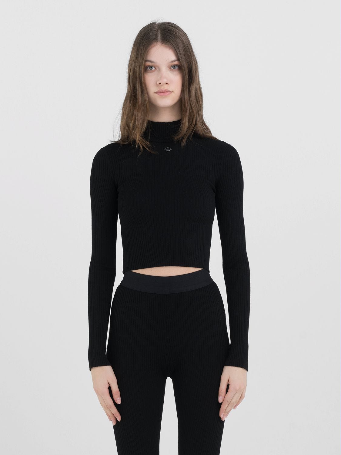 Viscose Blend High Neck Sweater