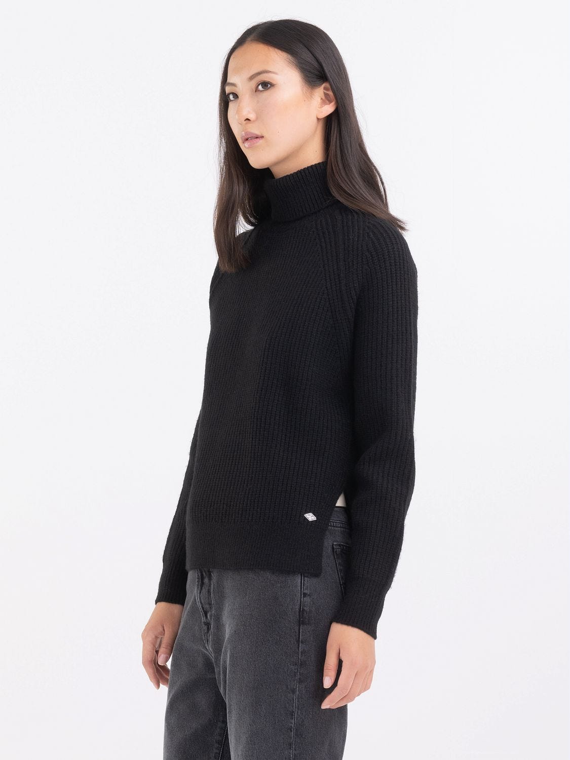 Next black polo neck jumper discount