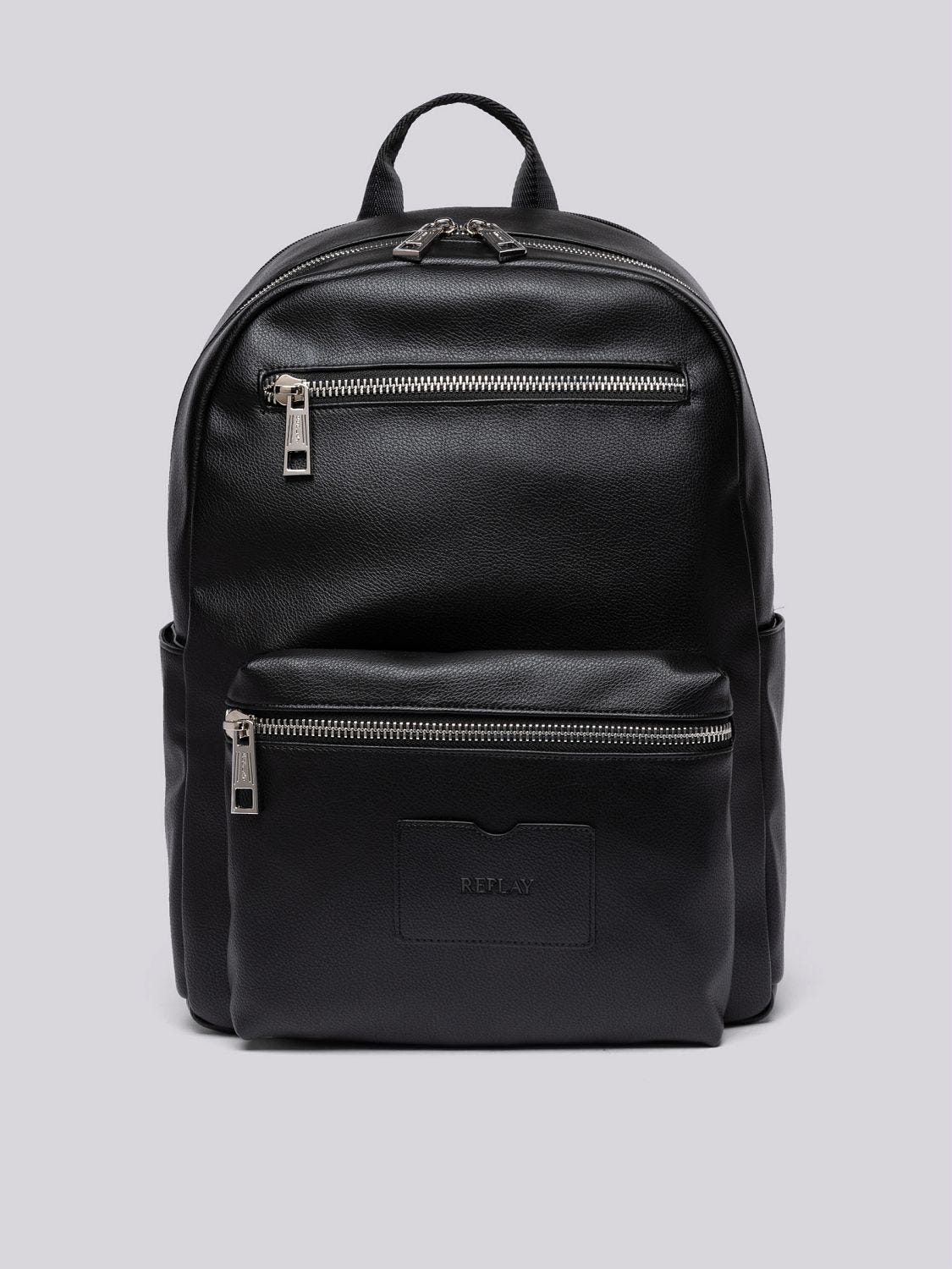 HAMMERED EFFECT PU BACKPACK