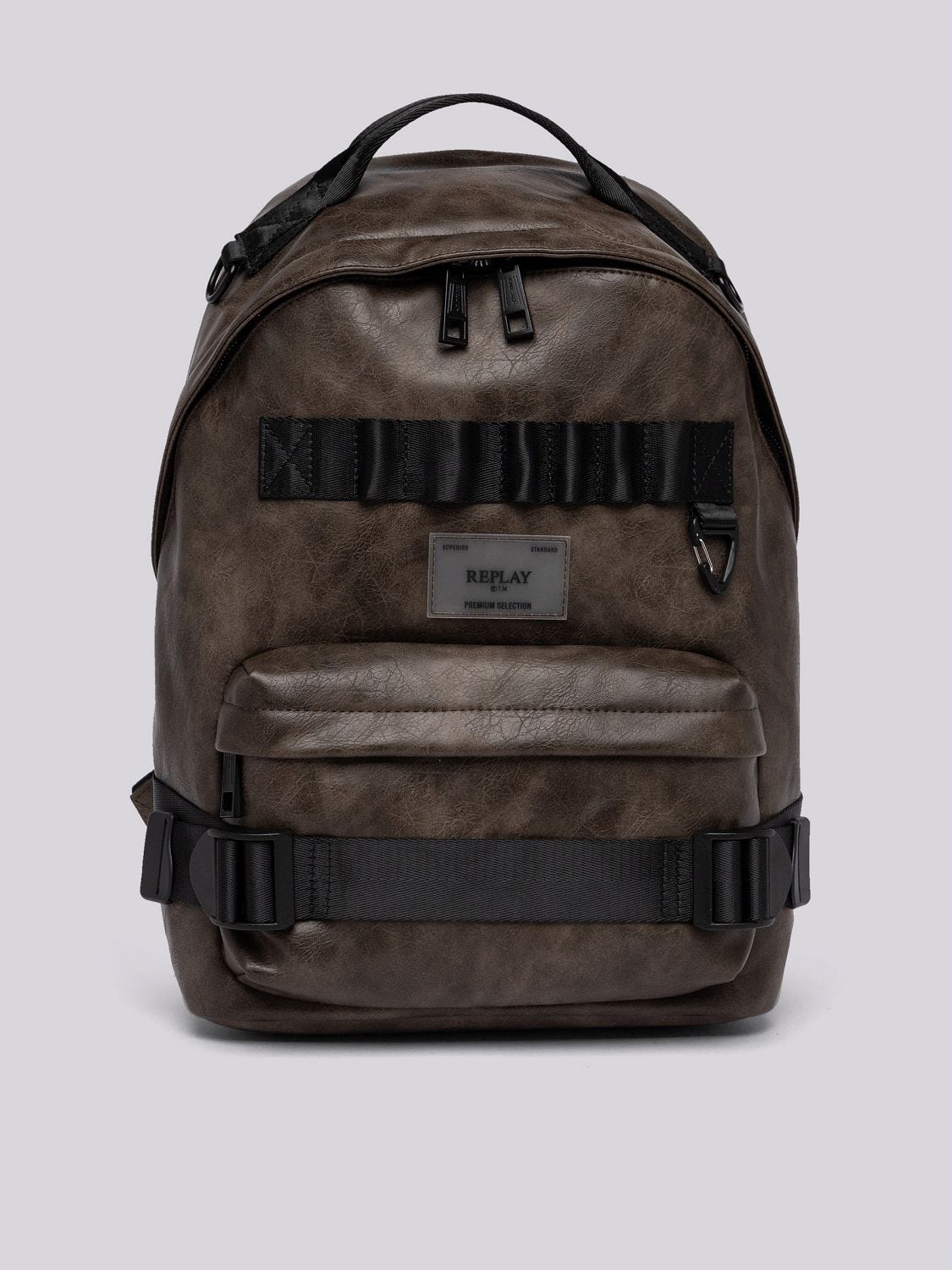 VINTAGE LOOK PU BACKPACK