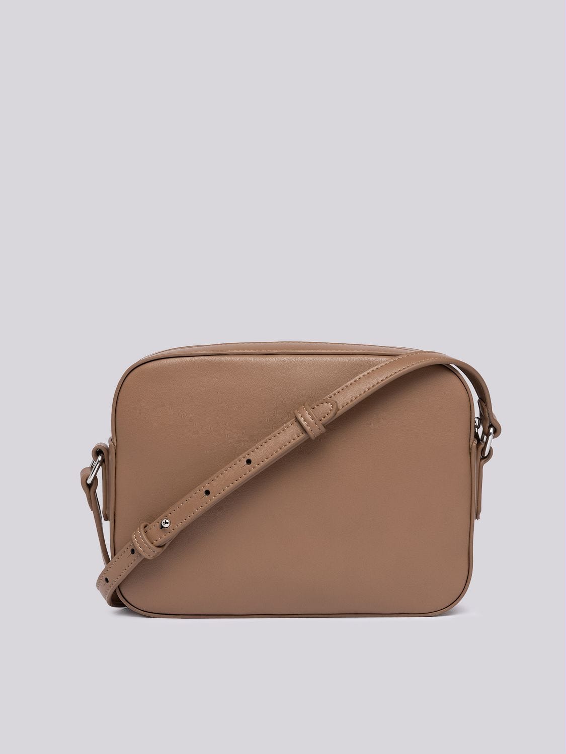 SOLID COLOUR CAMERA BAG WITH LOGO