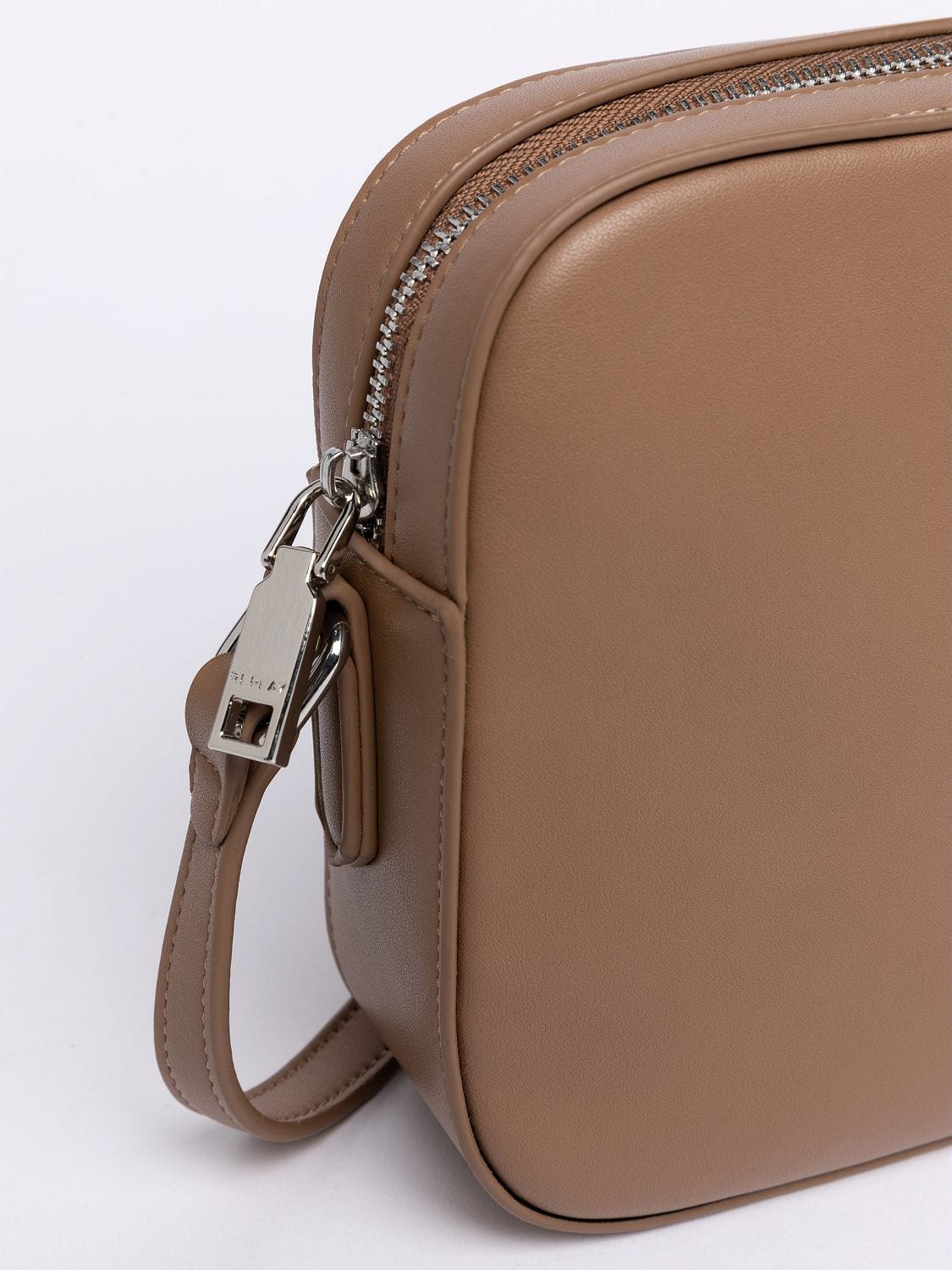 Tan leather camera bag clearance
