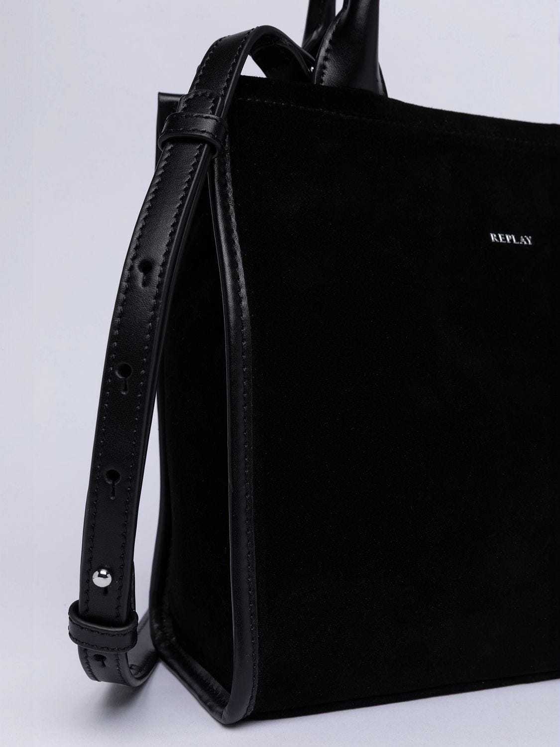 Black suede small bag deals