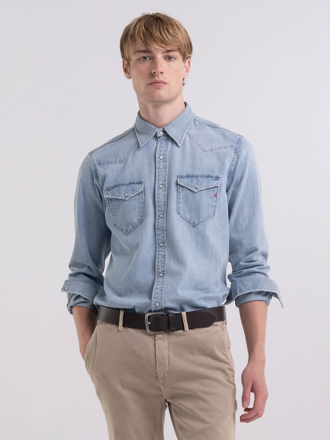 Lightweight store denim shirt