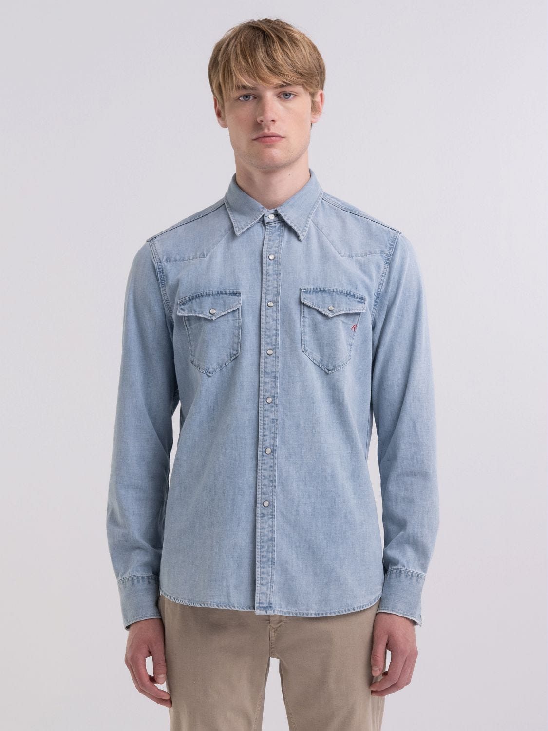 Replay denim shirt top