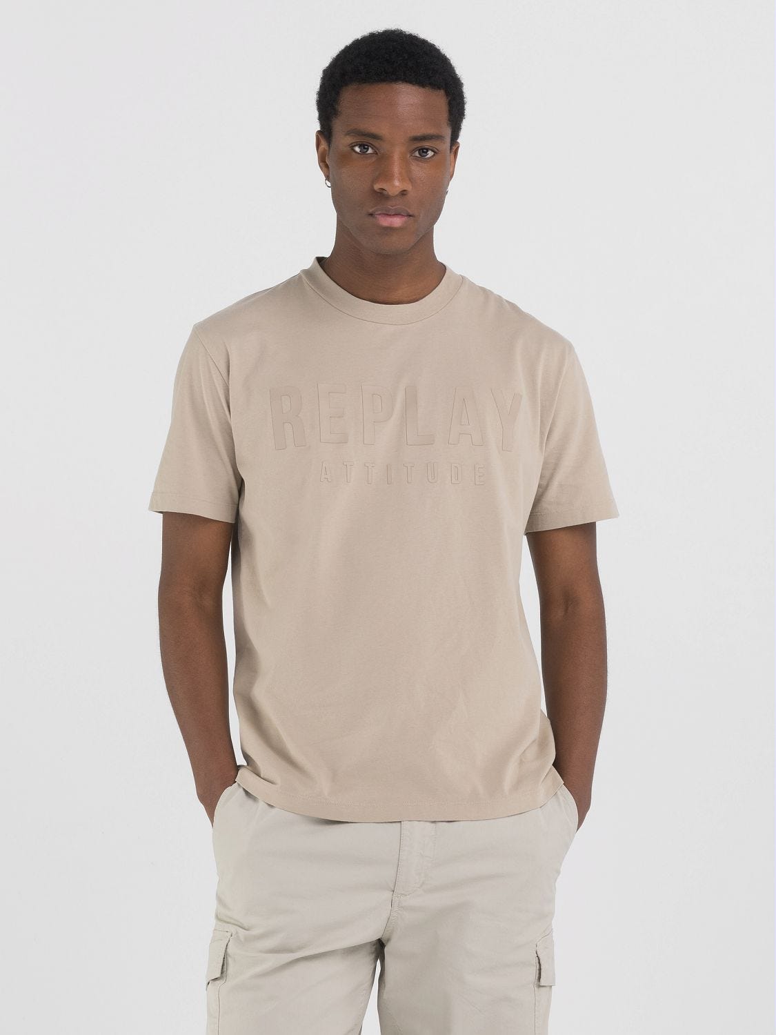 Beige t shirt shop