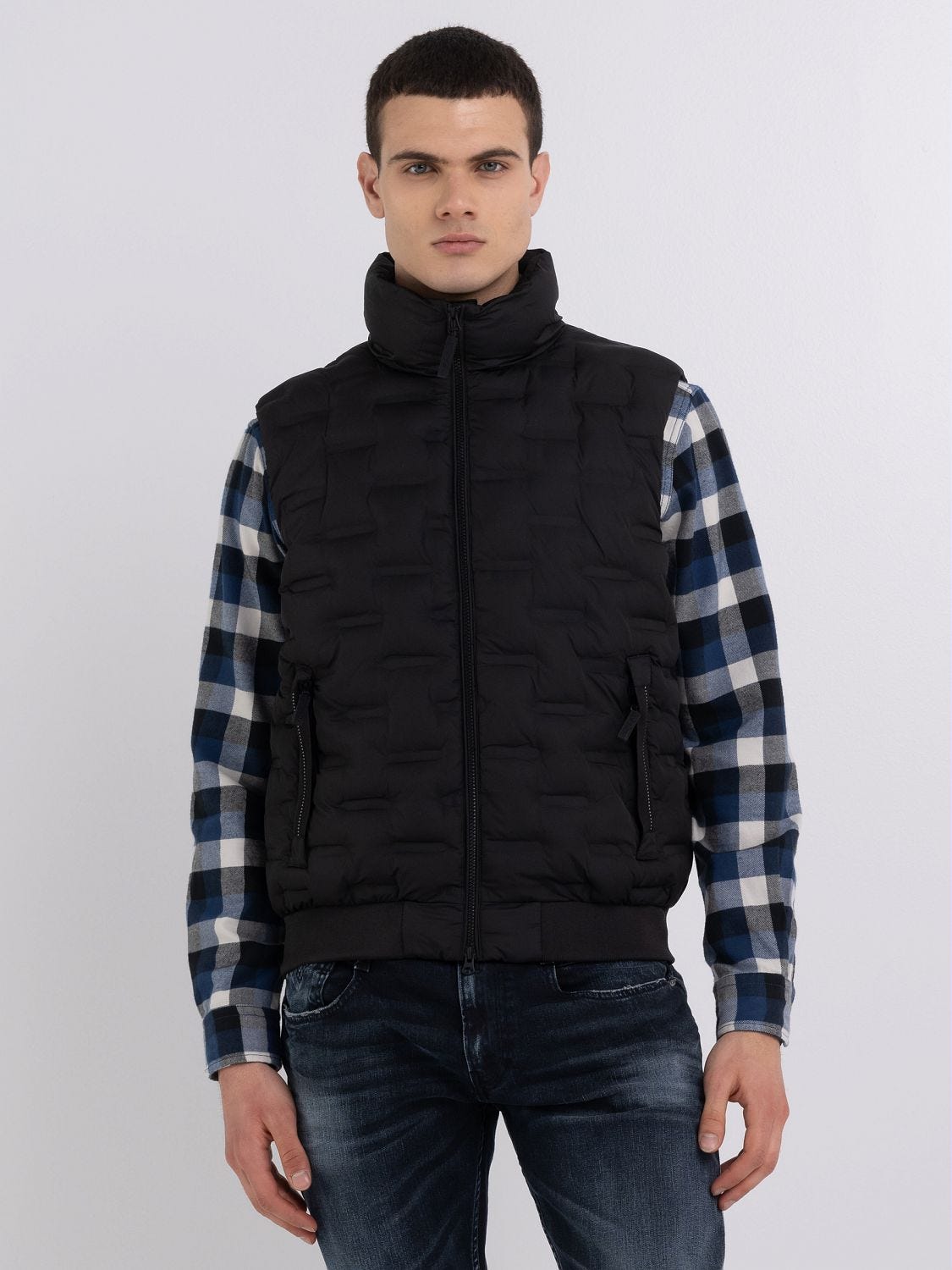 Killer sleeveless jacket clearance