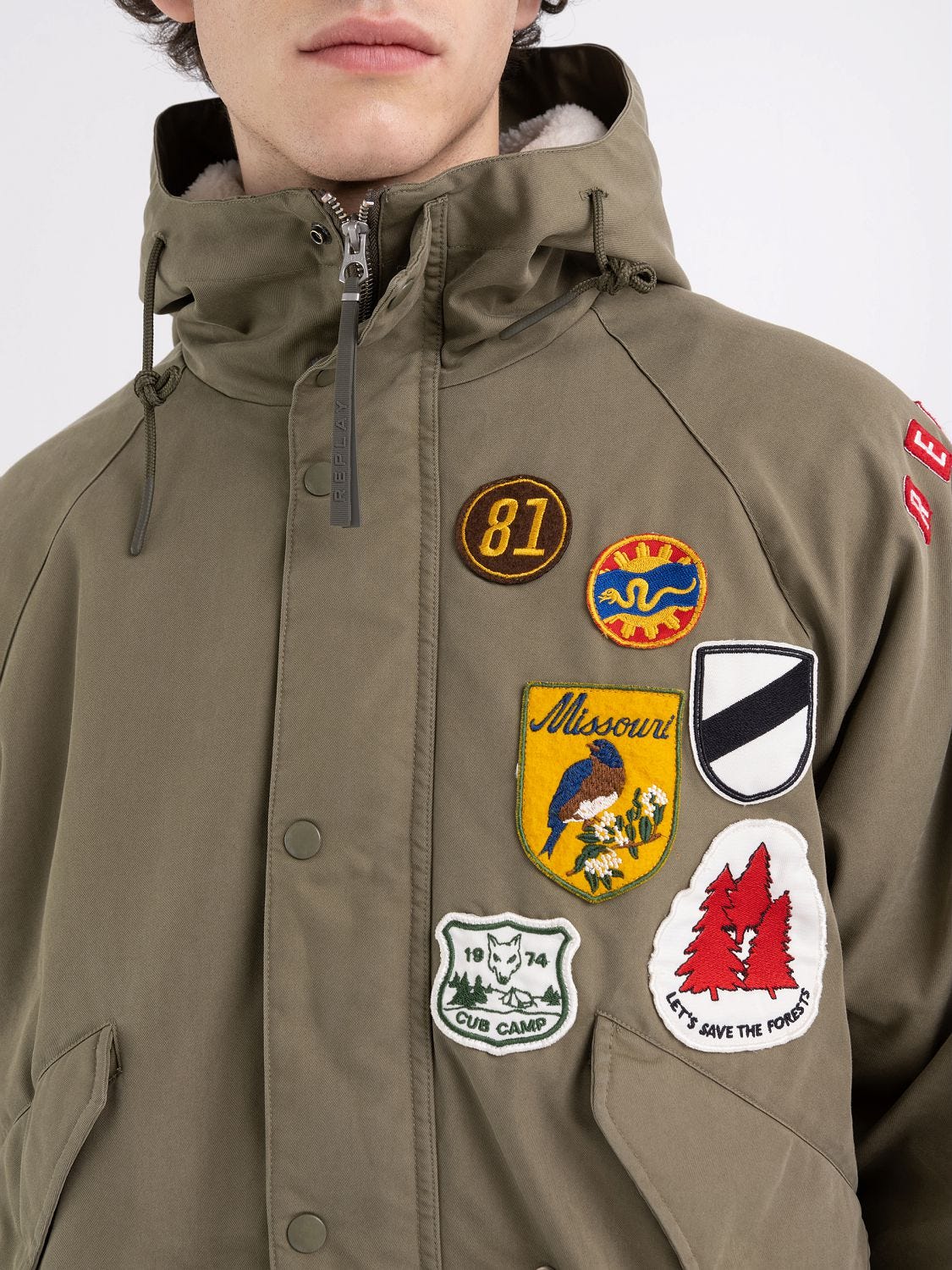 Parka patch on sale