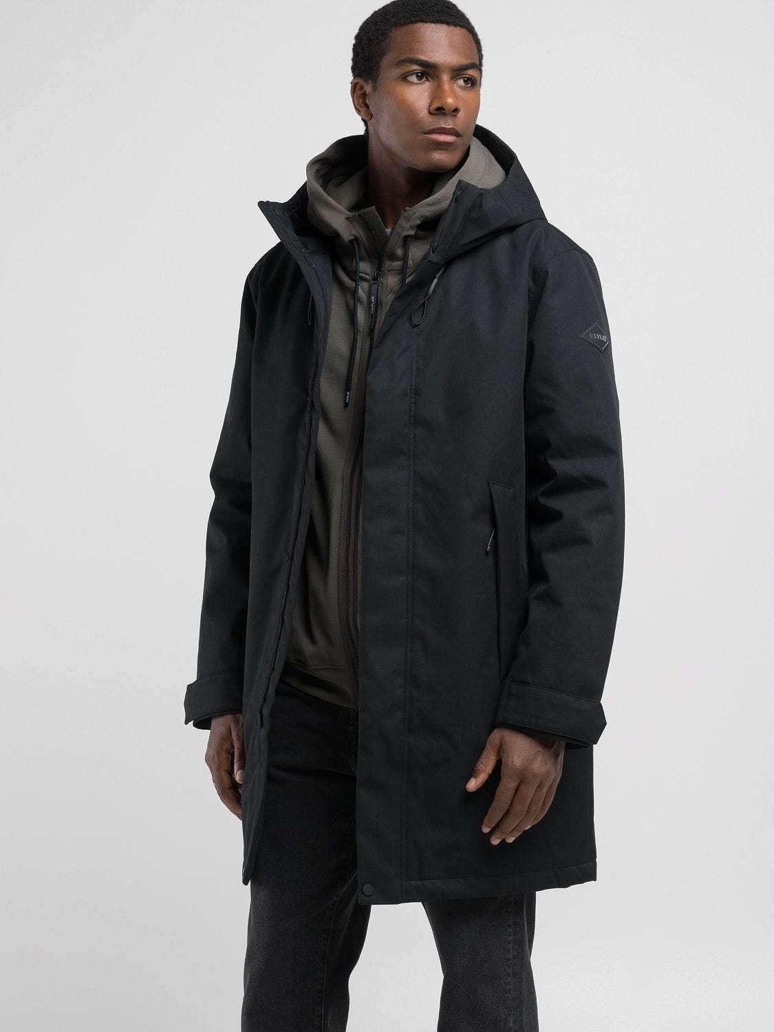Sweatshirt parka top