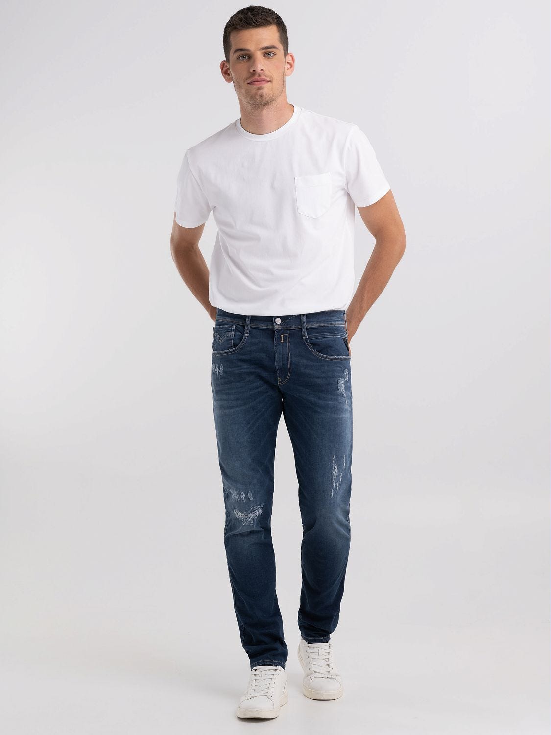 Replay slim fit best sale jeans