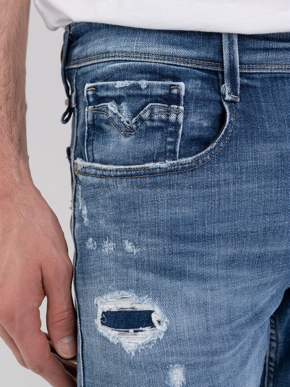 Replay slim fit best sale jeans