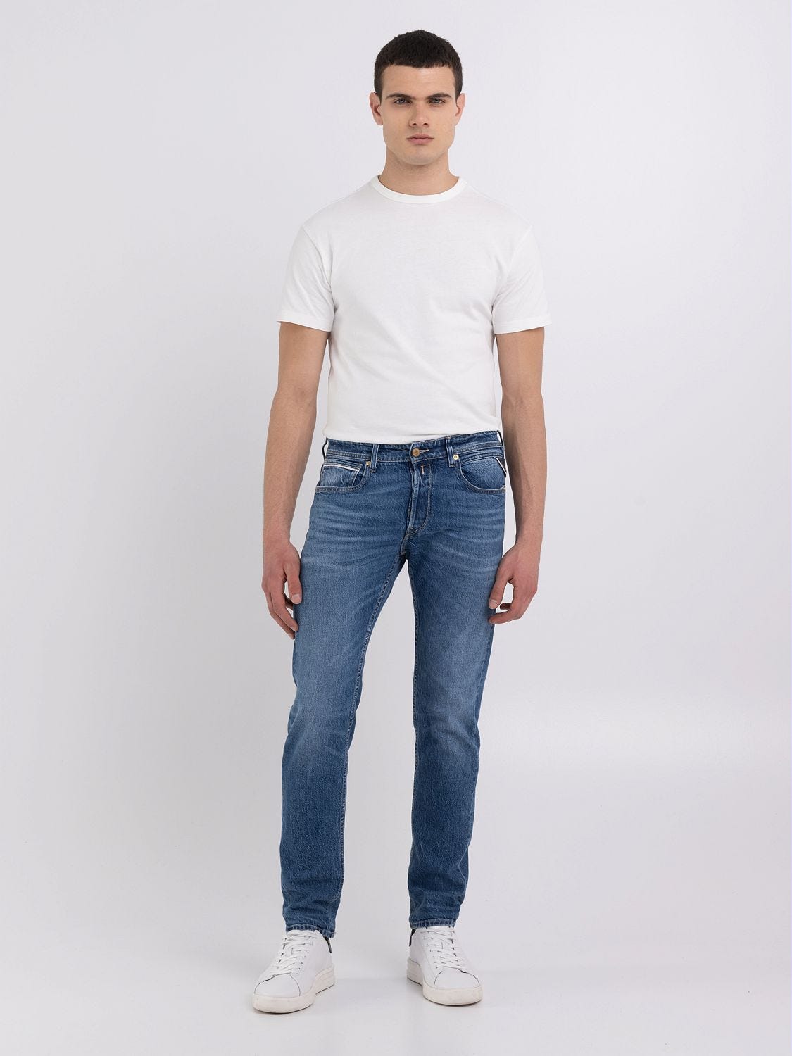 Mens replay jeans sale clearance