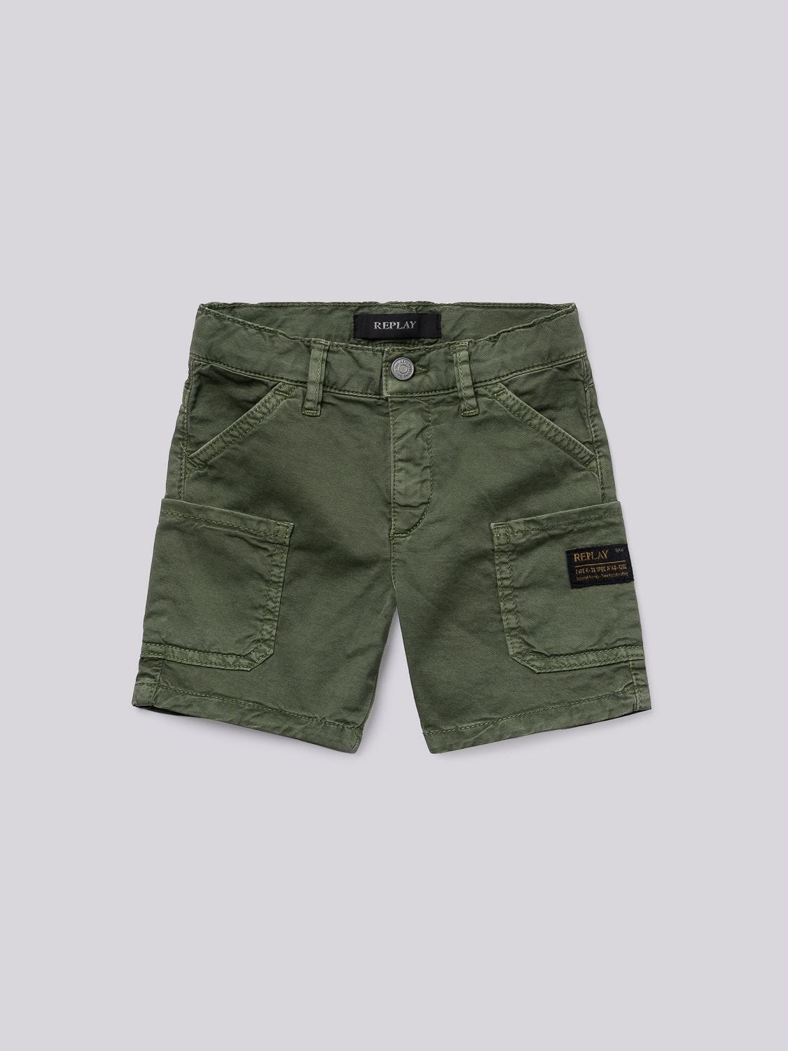 Khaki cargo shorts for top boys
