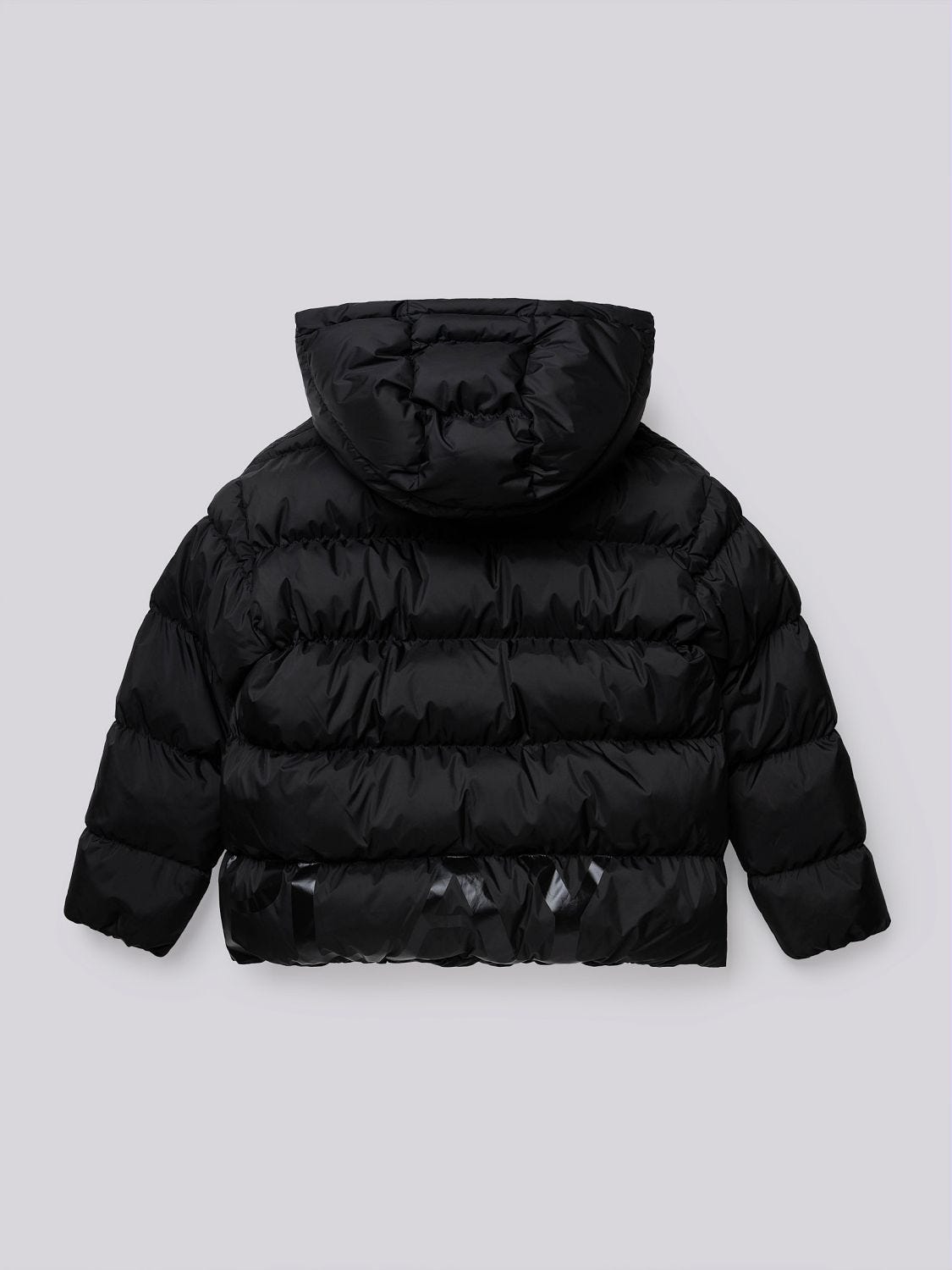 Jacket with logo on back store