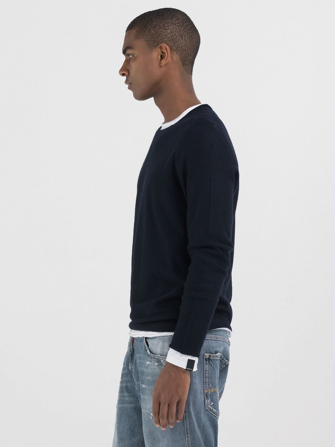Crew neck pullover sweater store