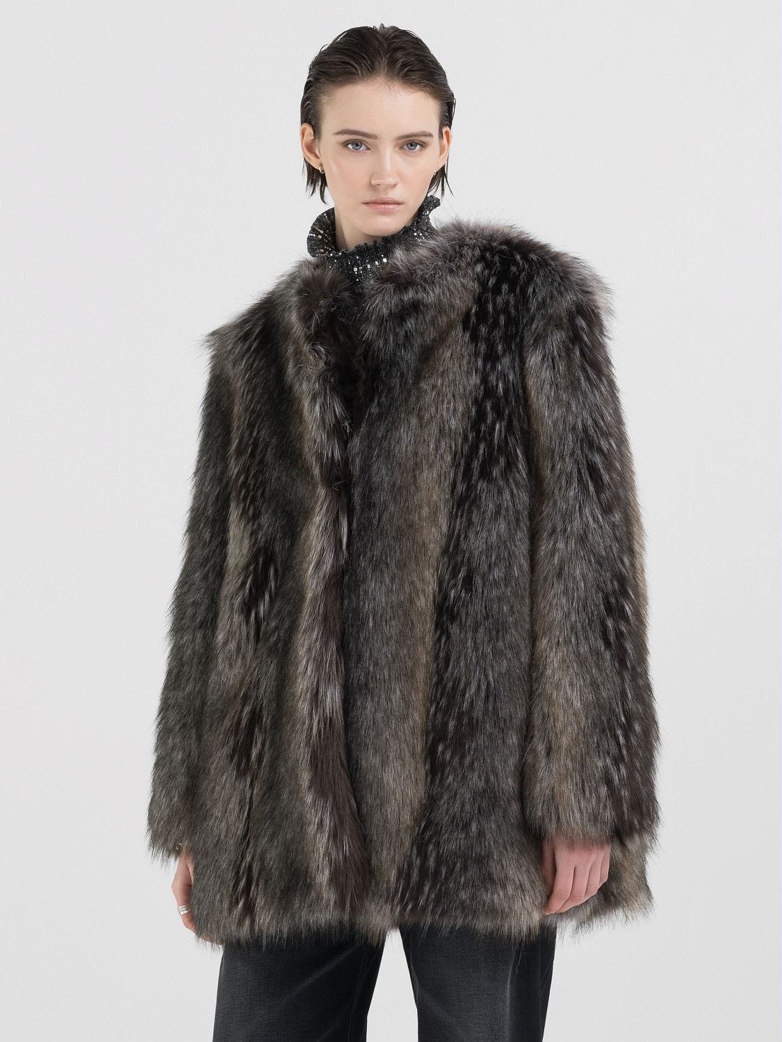 We are Replay Faux Fur Jacket