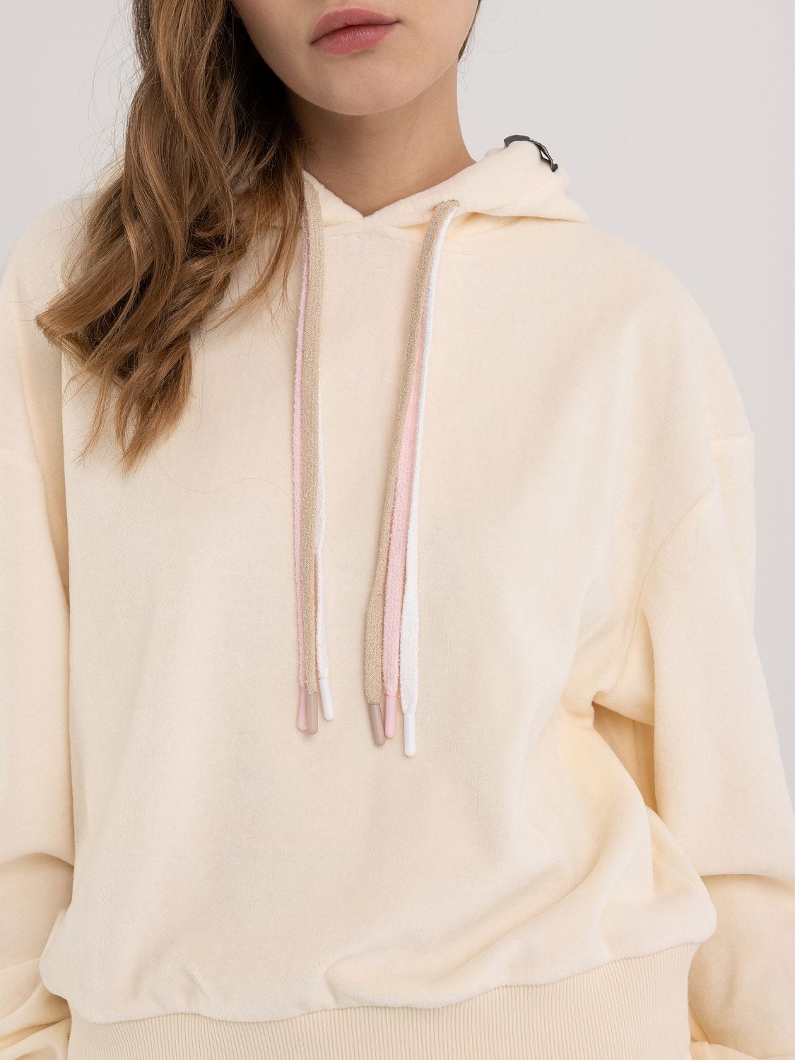 Hoodie store beige oversized