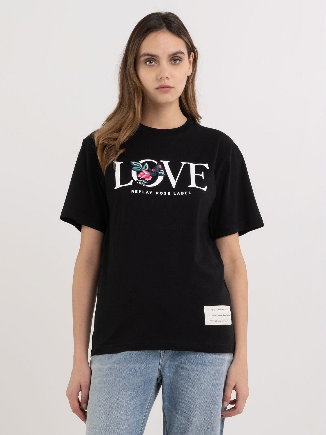Replay denim top shirt womens