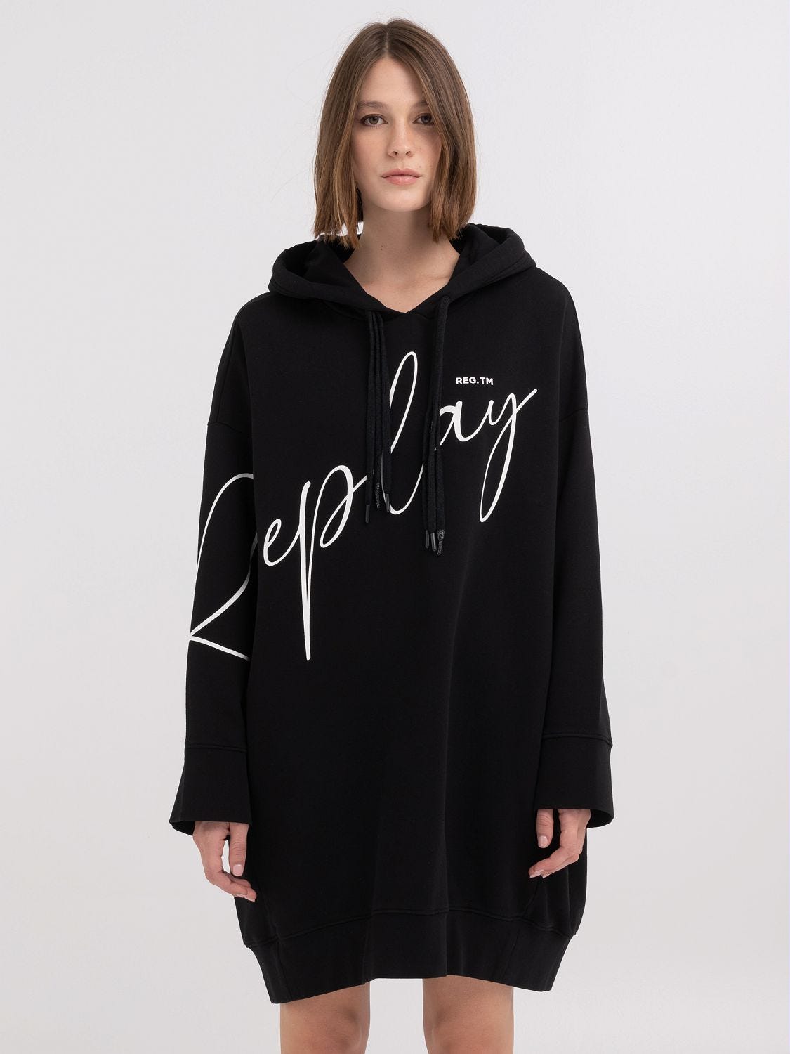 Hoodie dress outlet with belt