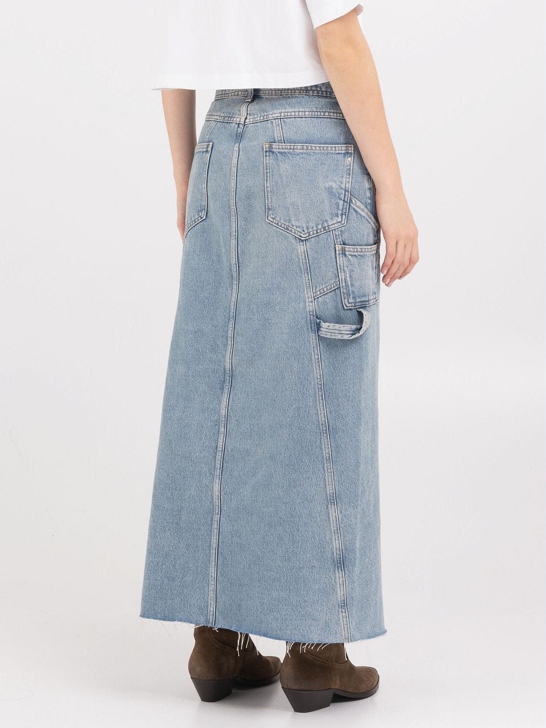 Denim deals work skirts