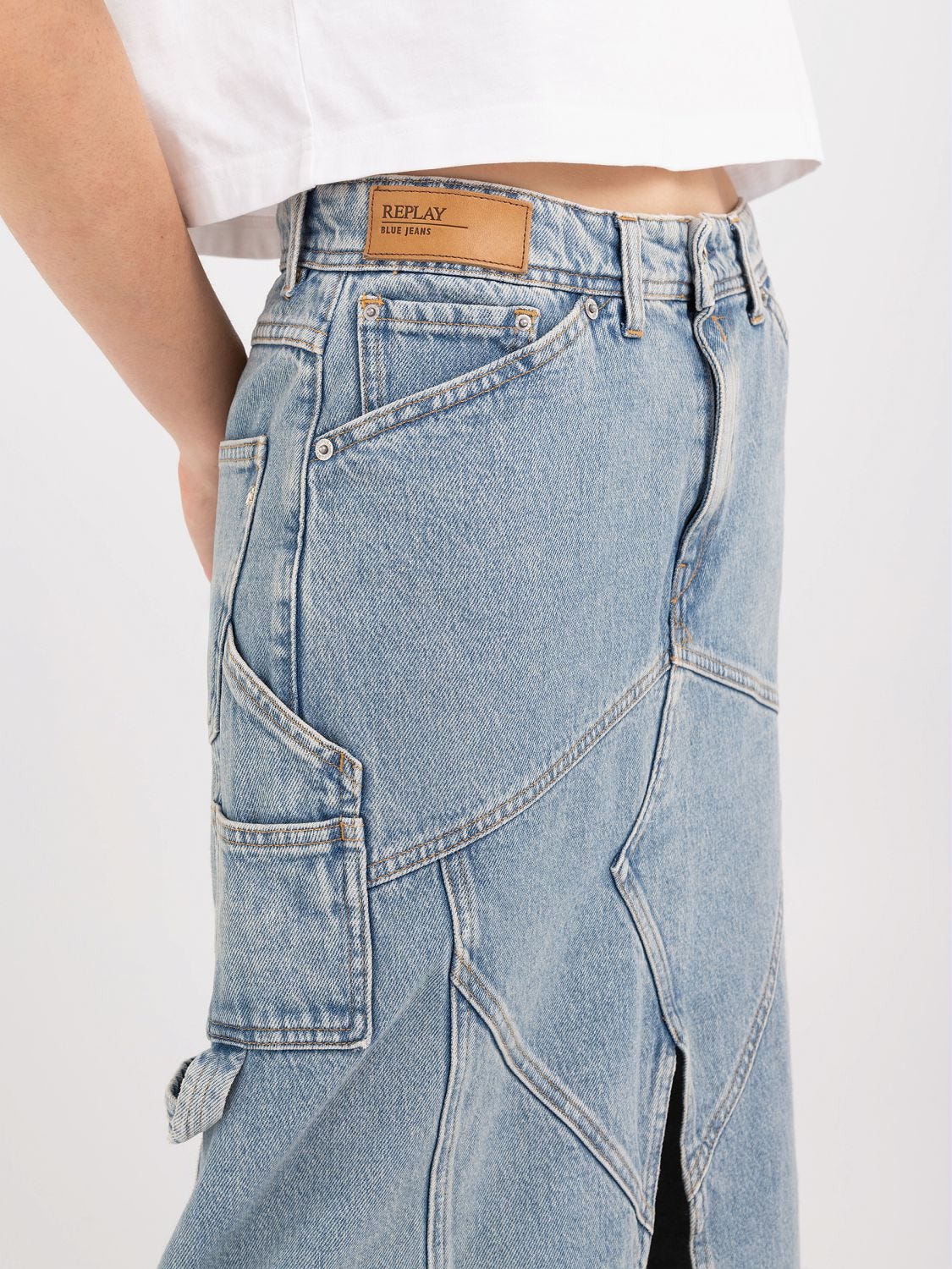 Replay shop denim skirt