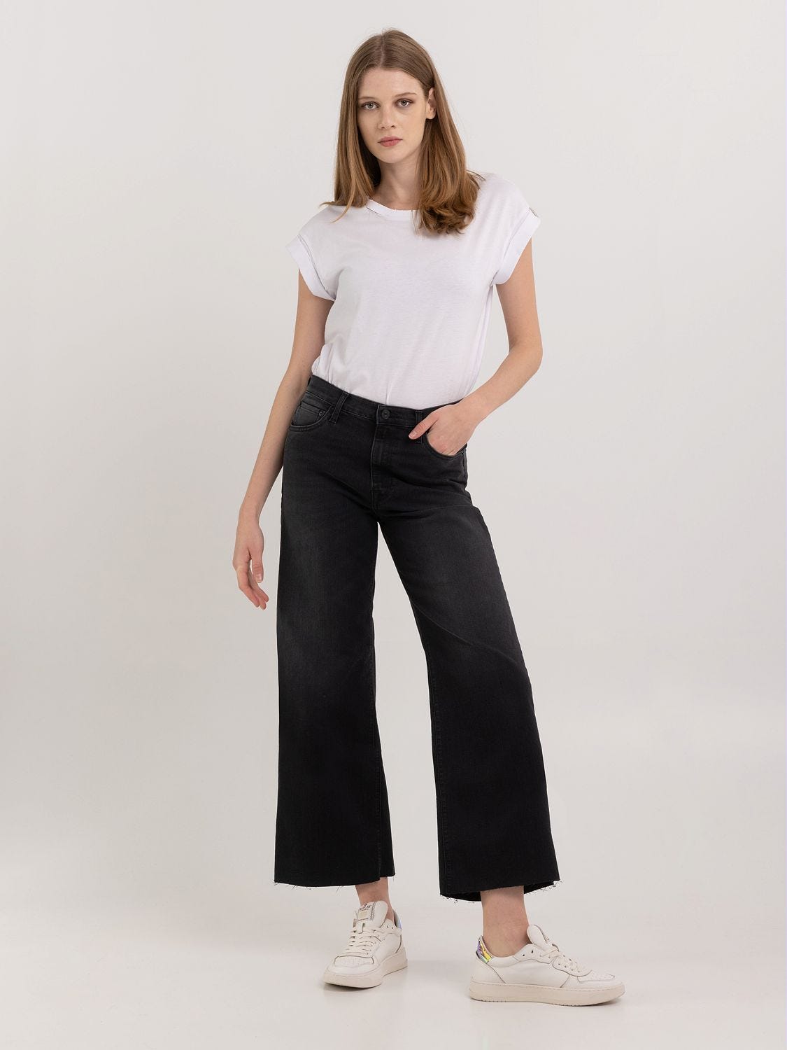 Replay cheap cropped jeans