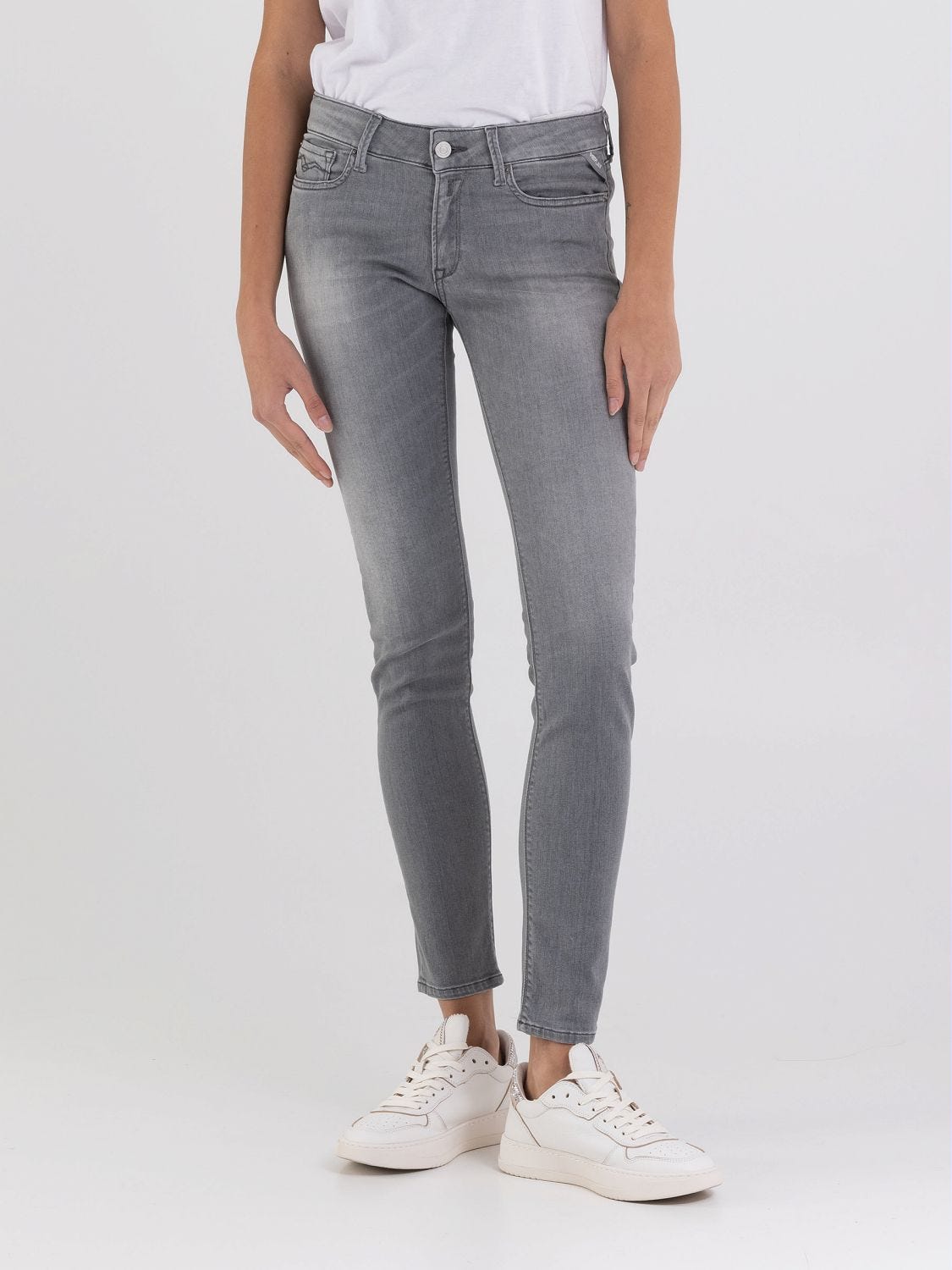 Skinny fit shop grey jeans