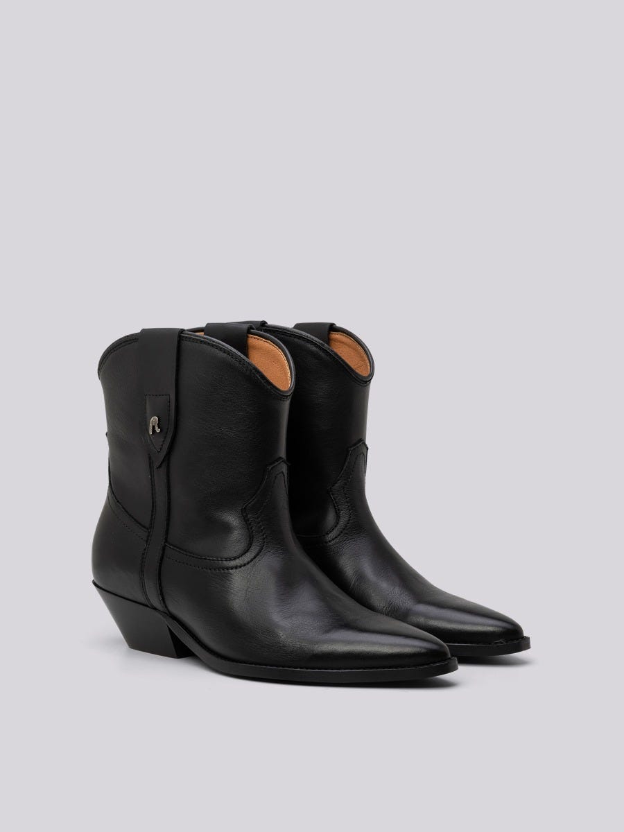 Leather boots summer clearance