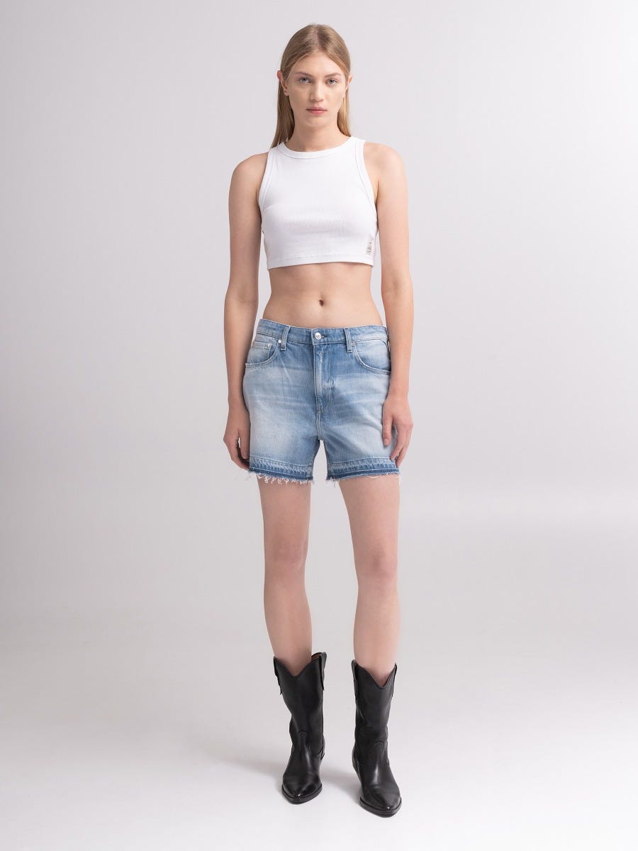 Replay online denim shorts