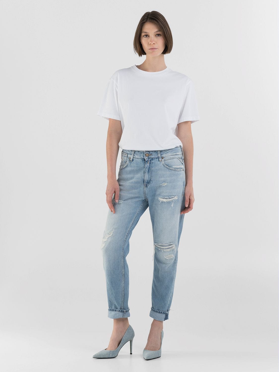 Jean coupe boyfriend sale