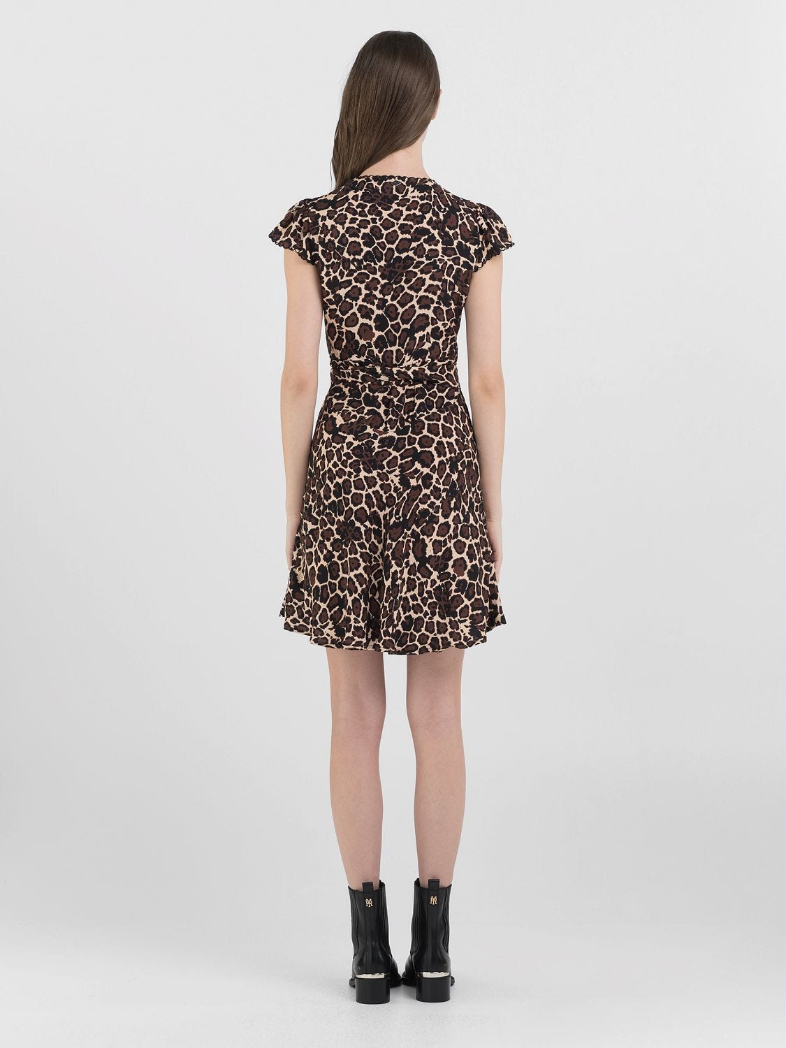 Vestito animalier corto store