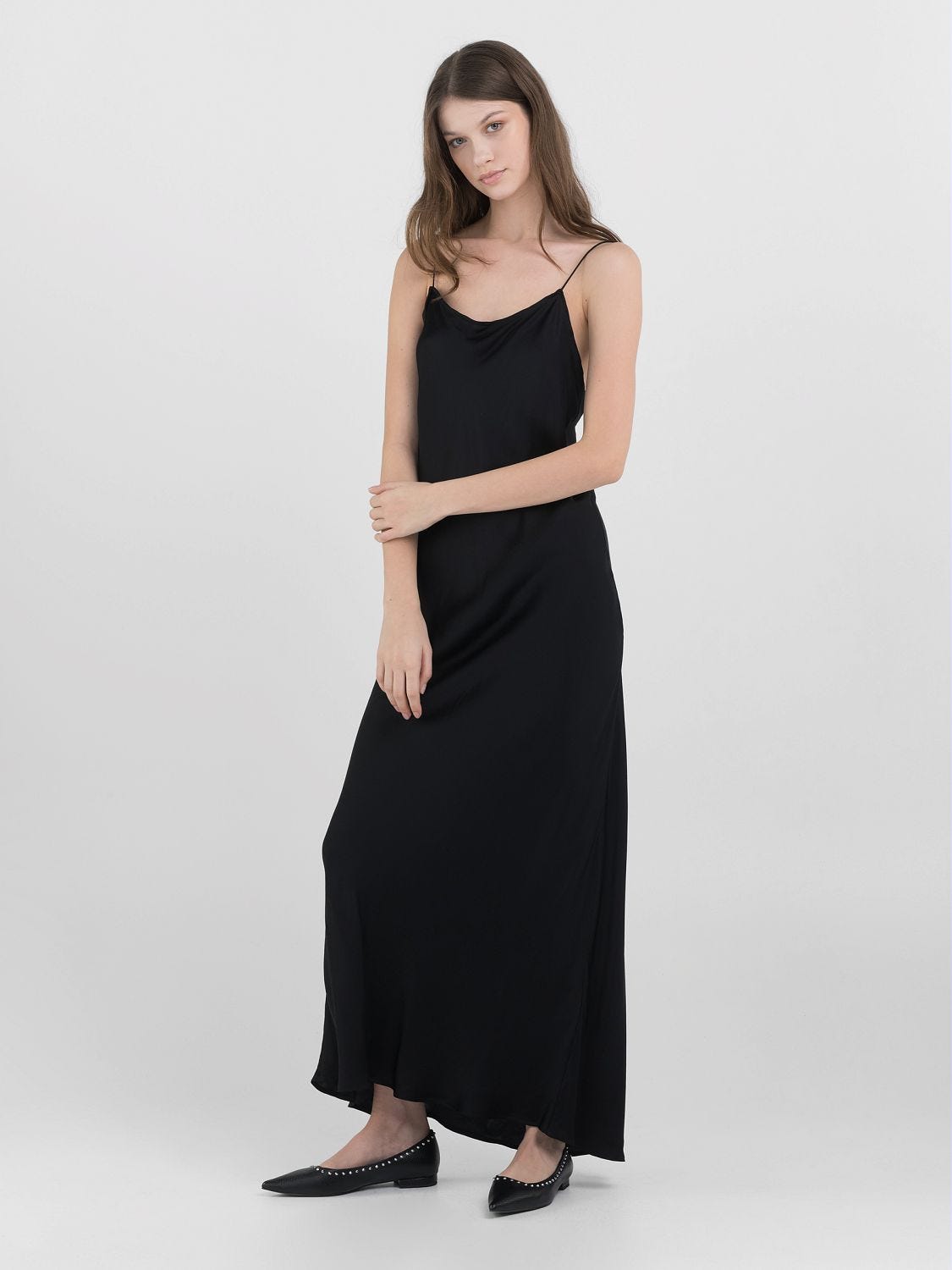 Vestito lungo viscosa top