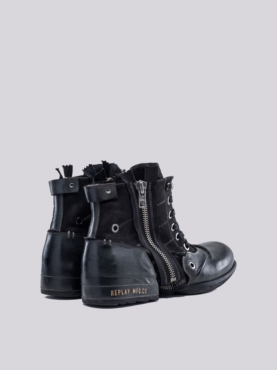 Men s CLUTCH lace up leather boots