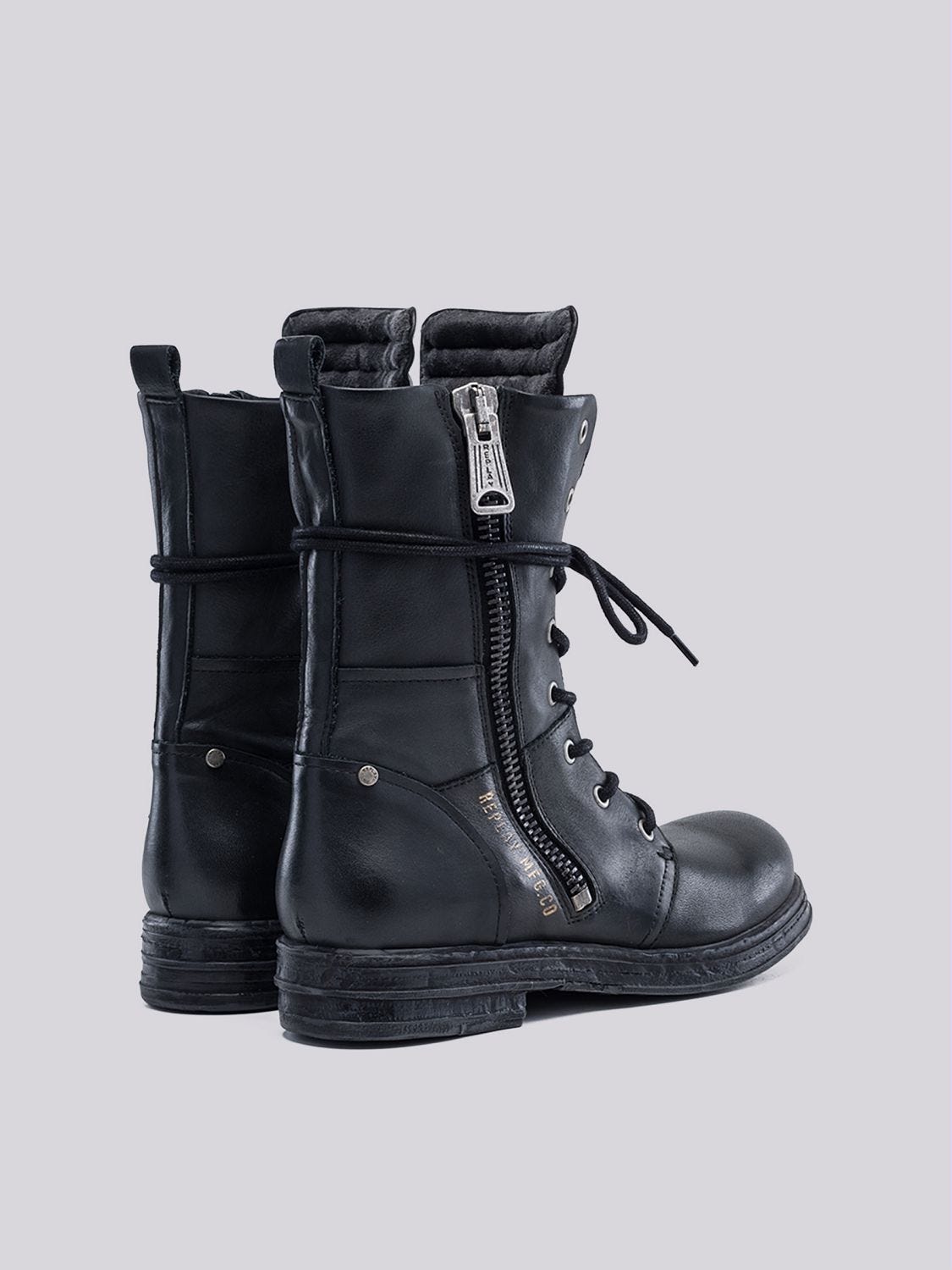 EVY lace up leather boots