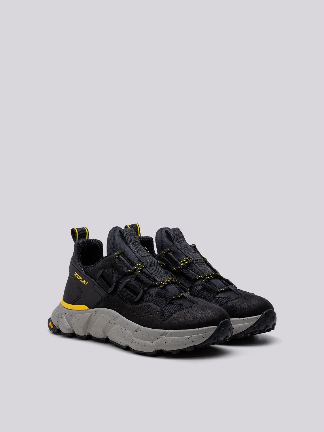 Black strap sneakers outlet