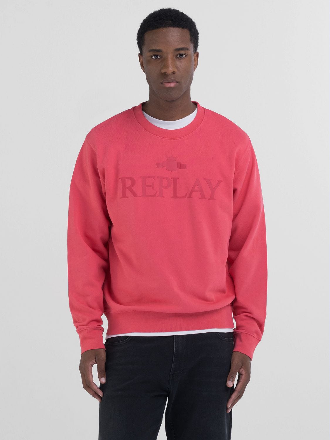 SWEATSHIRT MIT ARCHIV LOGO