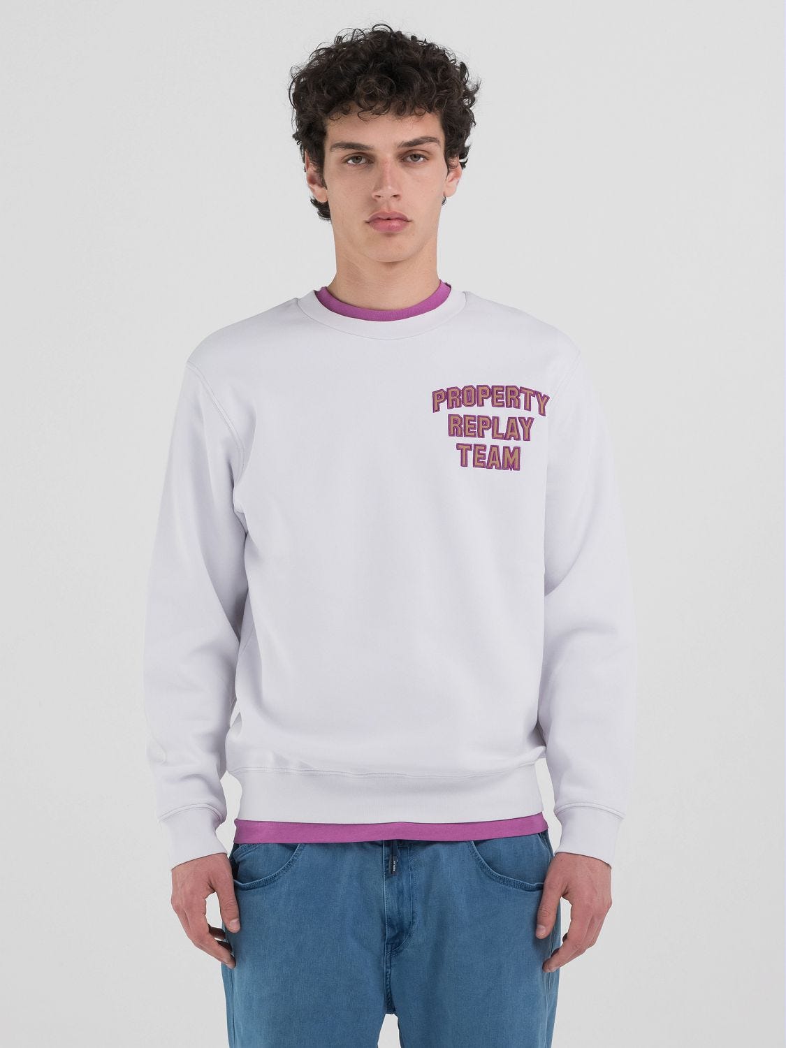 Sweatshirt replay top