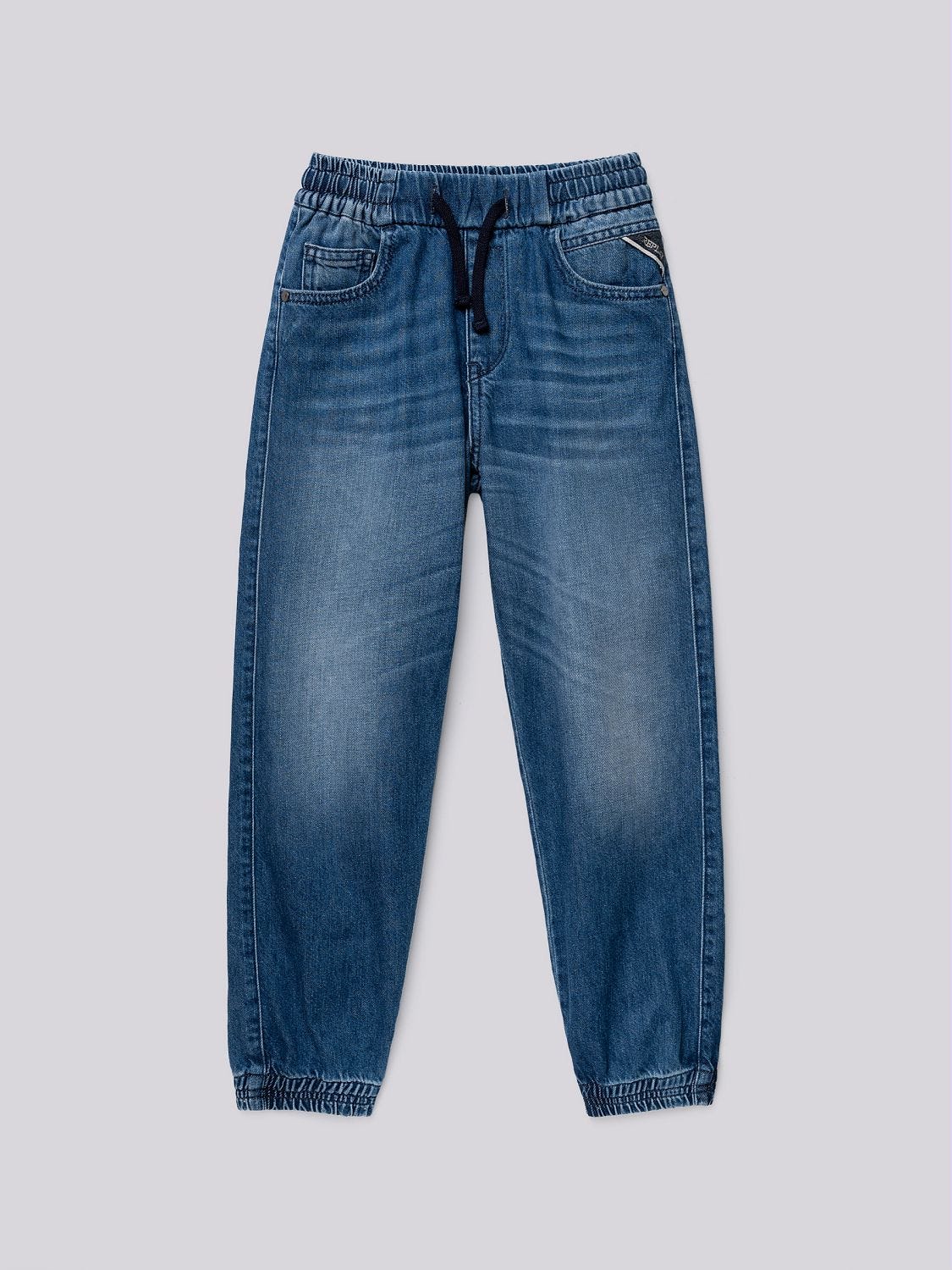 WOOL DENIM WIDE TROUSERS | CTHY